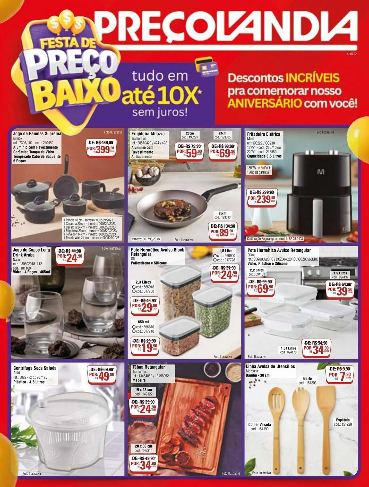 Encarte de Catálogo Preçolândia 27 de abril até 3 de maio 2026 - Pagina 1