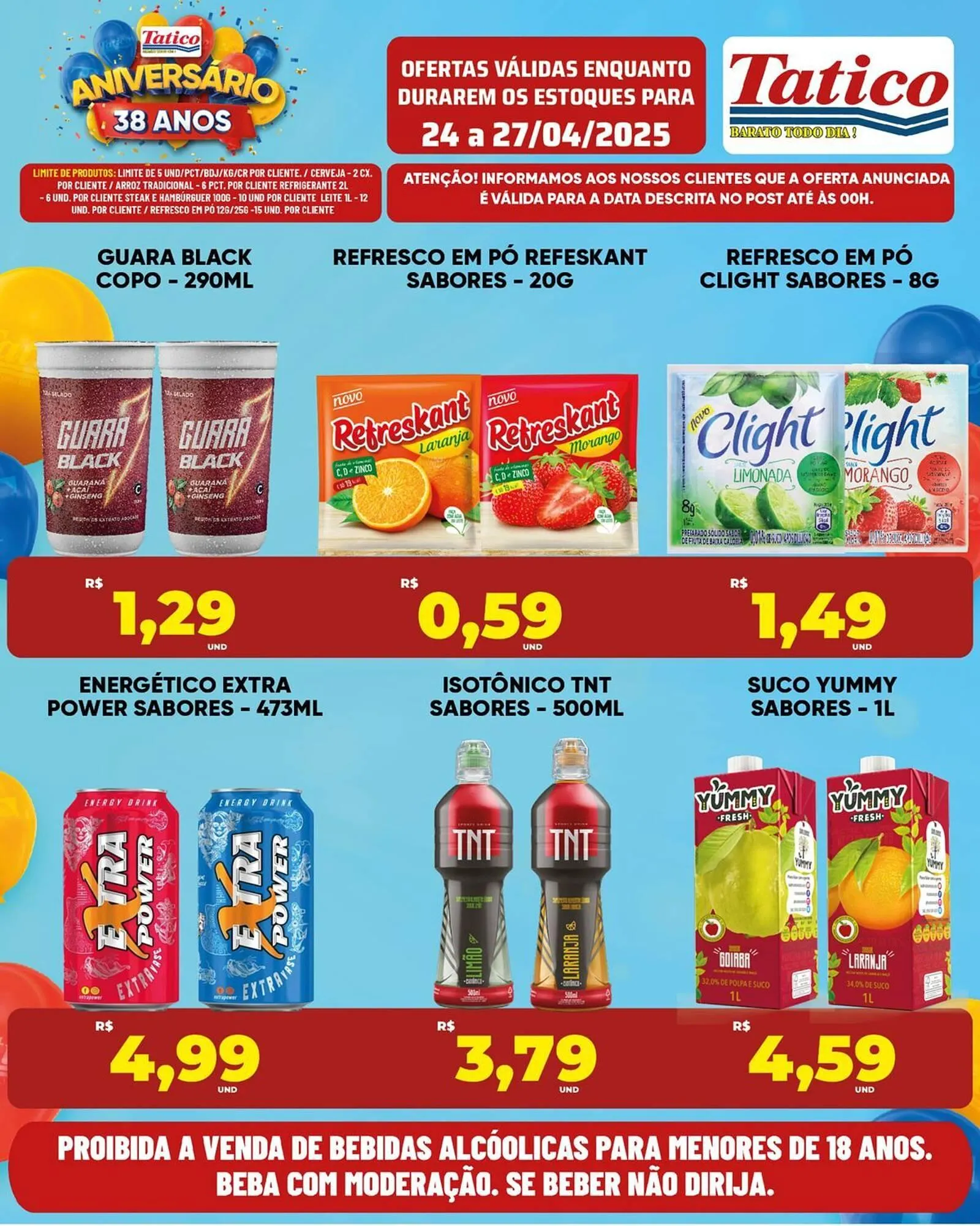Encarte de Catálogo Tatico 24 de abril até 28 de abril 2025 - Pagina 2