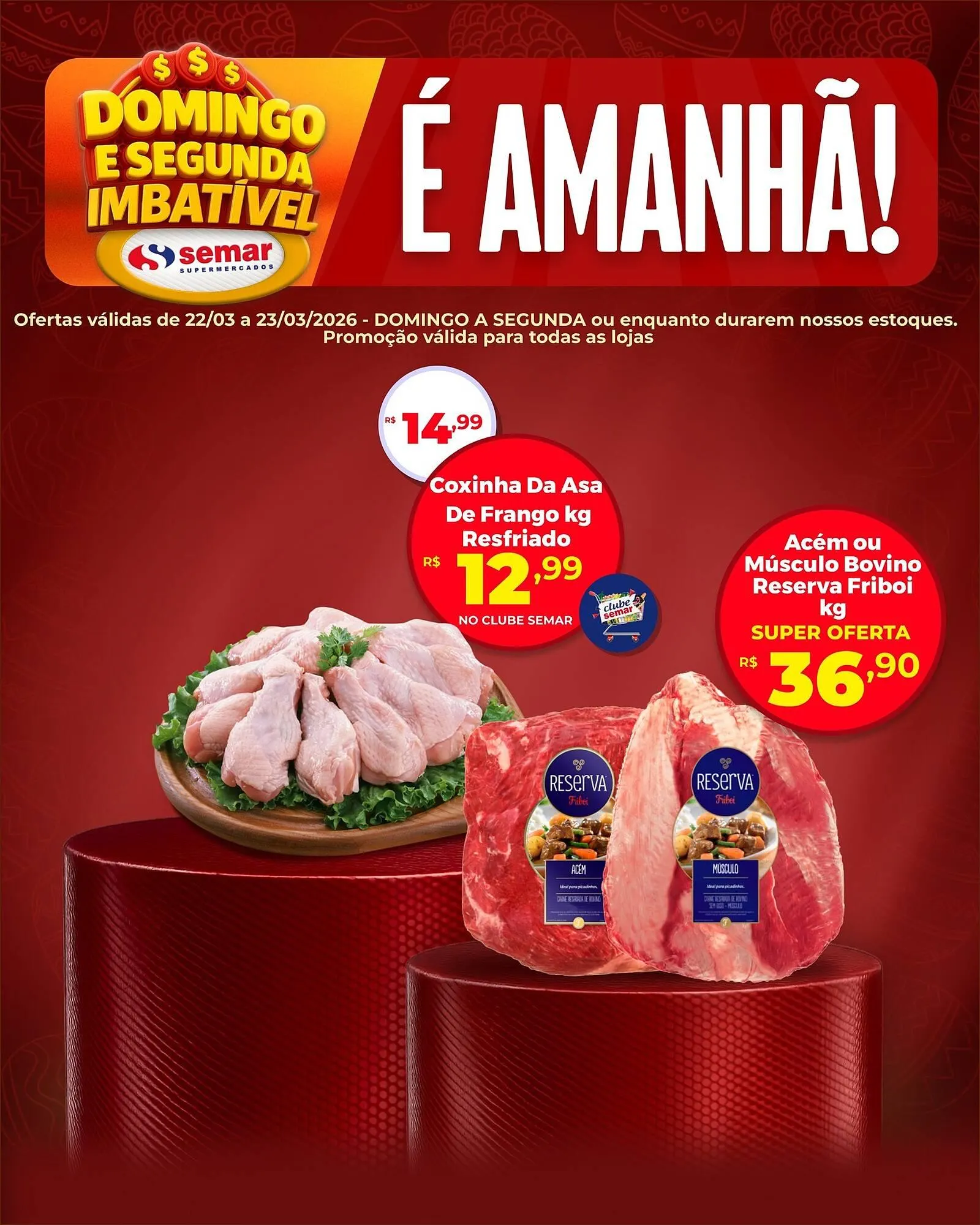 Encarte de Folheto Semar Supermercado 22 de março até 23 de março 2026 - Pagina 4
