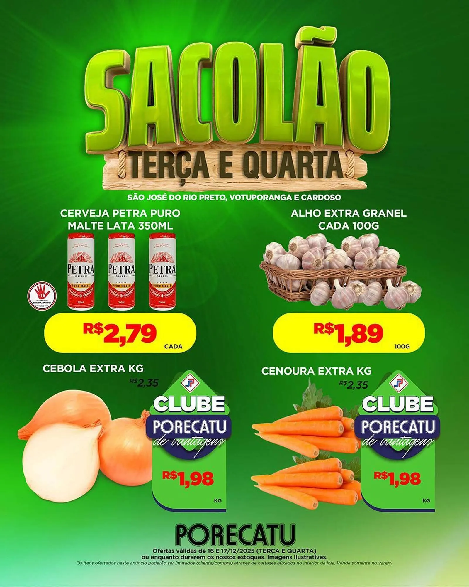 Encarte de Catálogo Supermercado Porecatu 16 de dezembro até 17 de dezembro 2025 - Pagina 3
