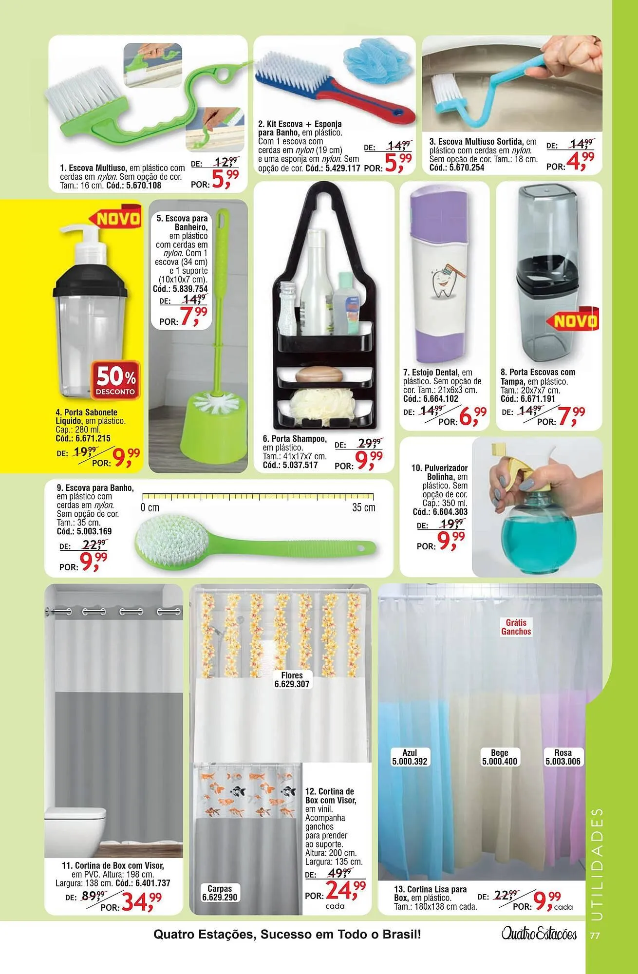 Encarte de Revista Quatro Estações 16 de janeiro até 28 de fevereiro 2026 - Pagina 73