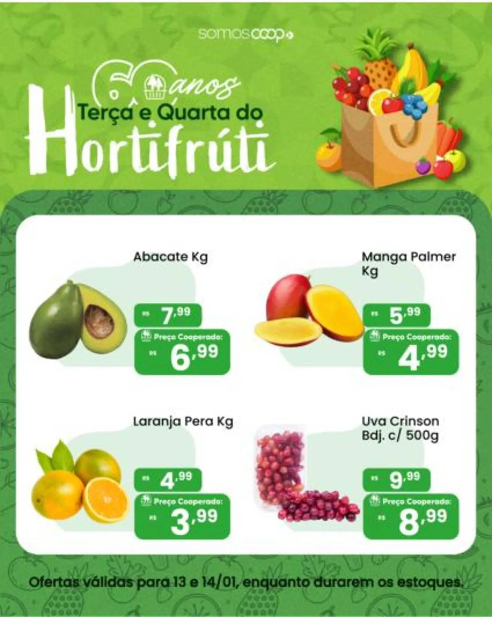 Encarte de Tabloide Coocerqui 13 de janeiro até 14 de janeiro 2026 - Pagina 1