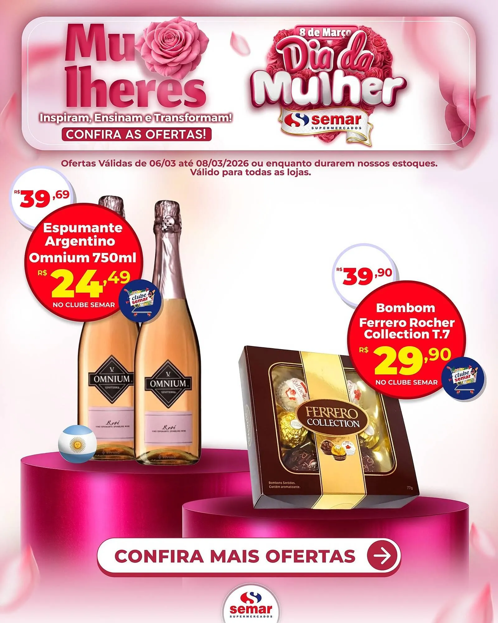 Encarte de Folheto Semar Supermercado 5 de março até 8 de março 2026 - Pagina 1