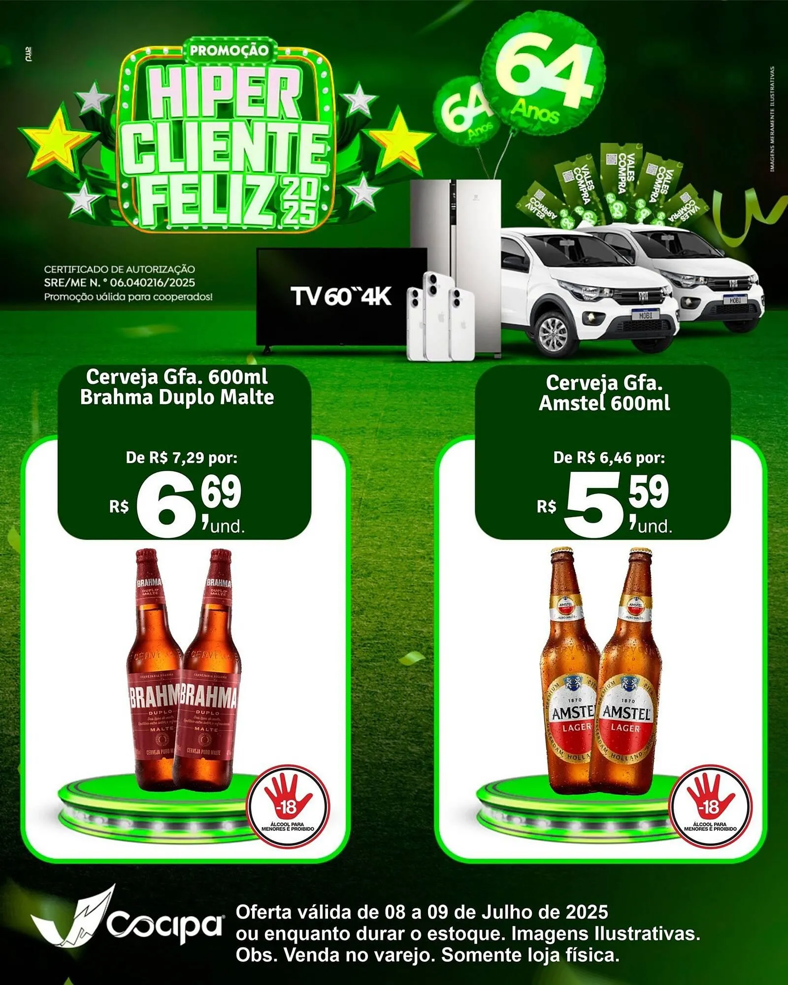 Encarte de Catálogo Cocipa 8 de julho até 9 de julho 2025 - Pagina 1