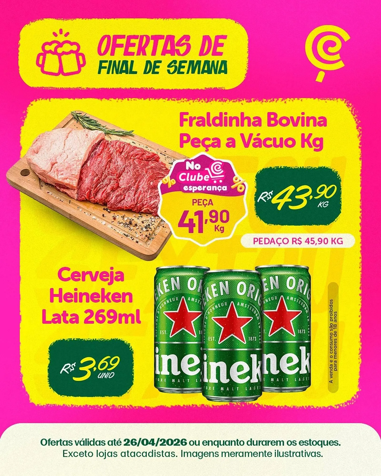 Encarte de Folheto Comercial Esperança 24 de abril até 26 de abril 2026 - Pagina 2