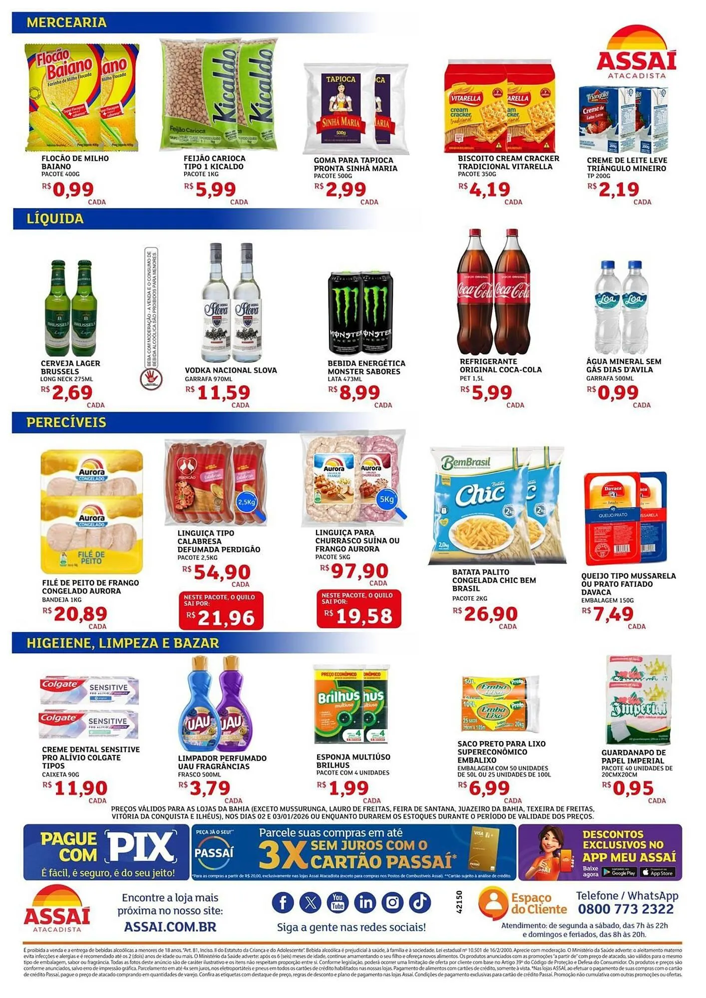 Encarte de Encarte Assaí Atacadista 2 de janeiro até 3 de janeiro 2026 - Pagina 2