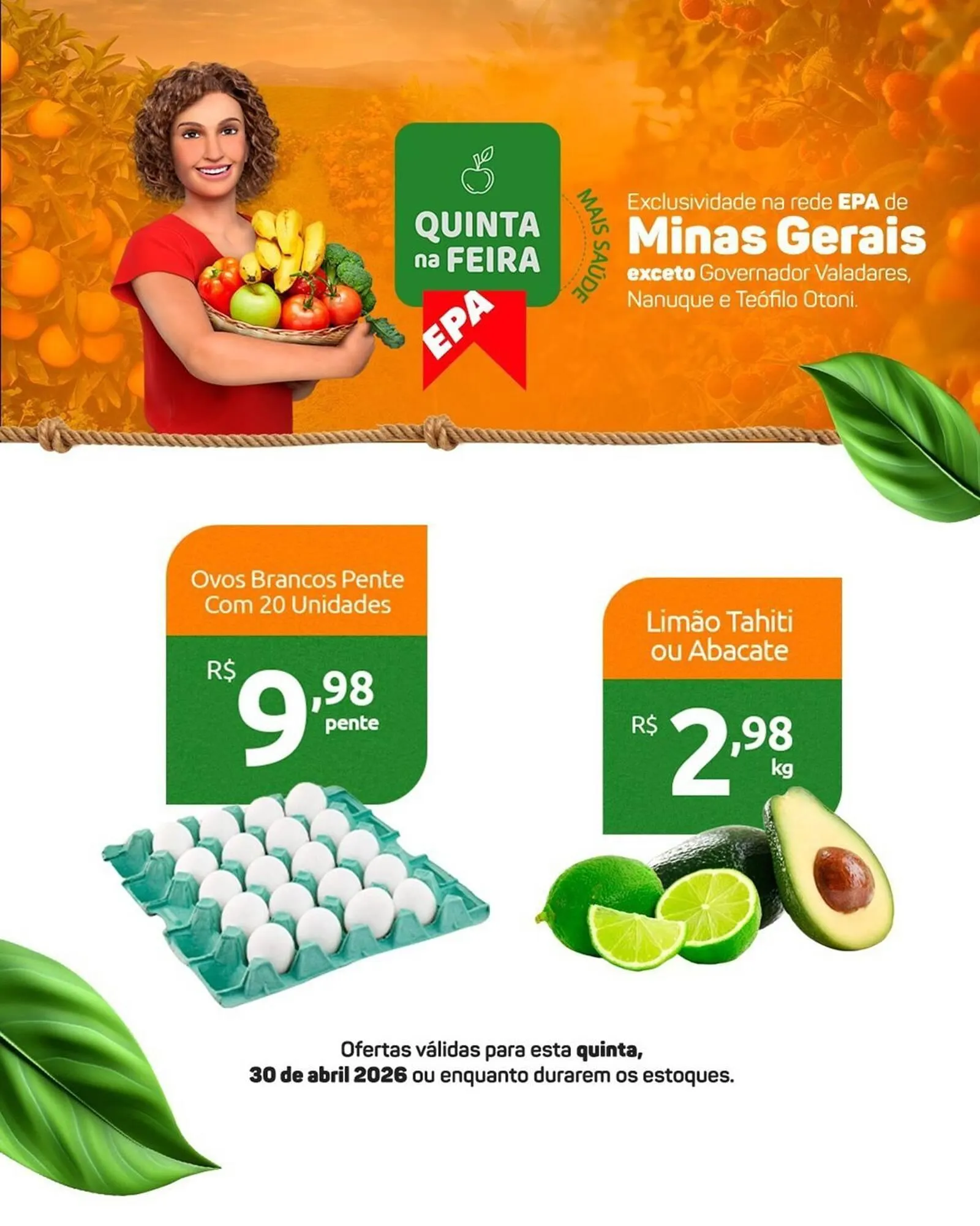 Encarte de Folheto Epa 30 de abril até 30 de abril 2026 - Pagina 1