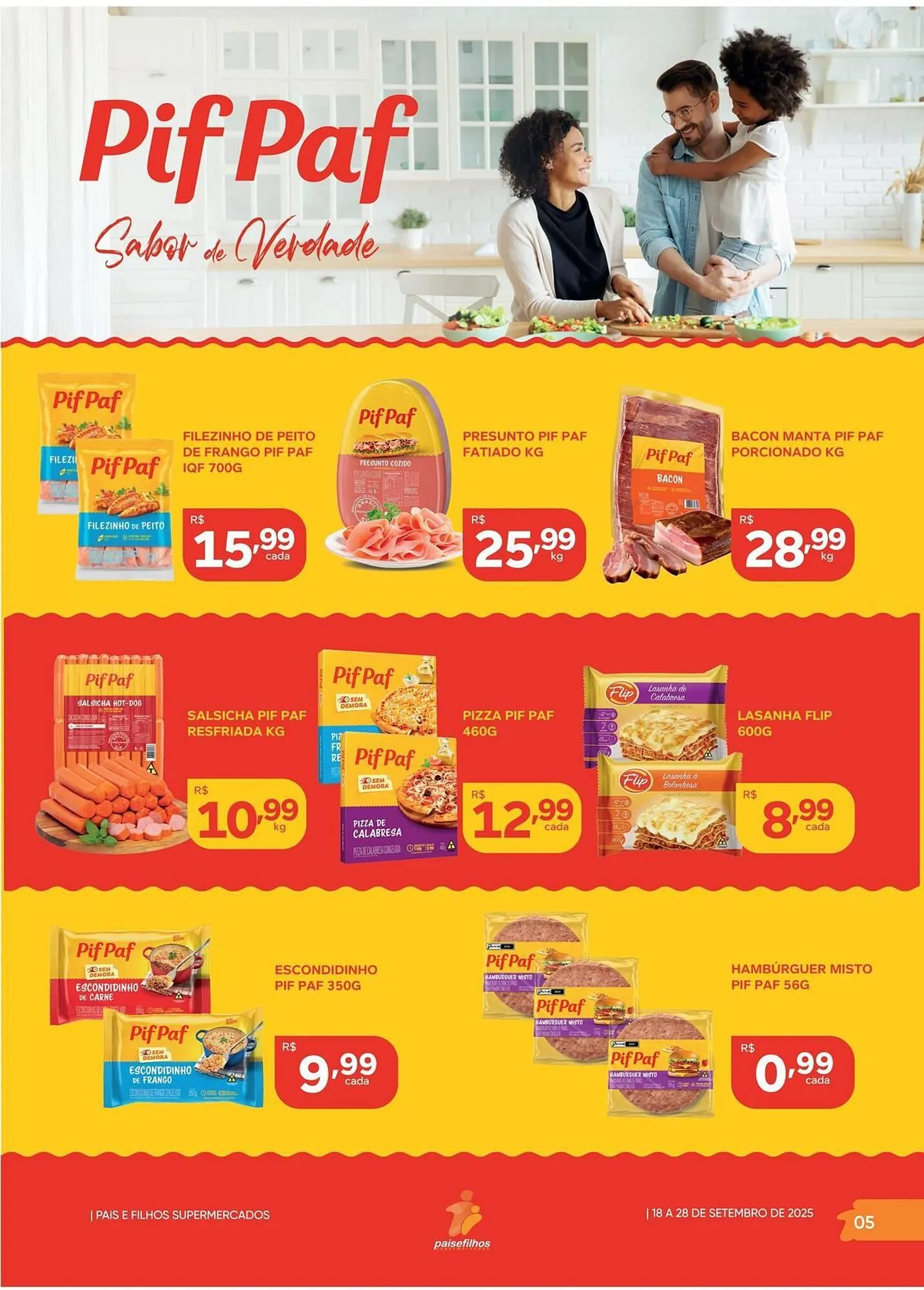 Encarte de Catálogo Pais e Filhos Supermercados 19 de setembro até 28 de setembro 2025 - Pagina 5