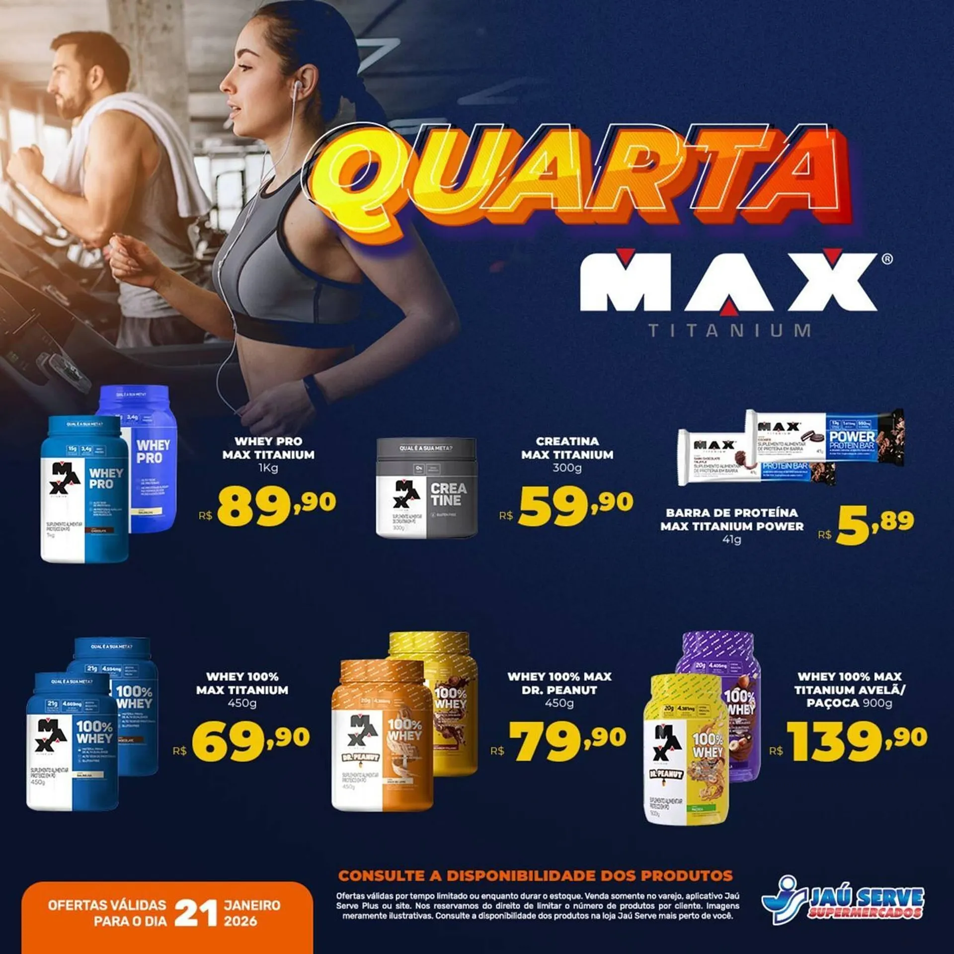 Encarte de Catálogo Supermercados Jau Serve 21 de janeiro até 21 de janeiro 2026 - Pagina 1