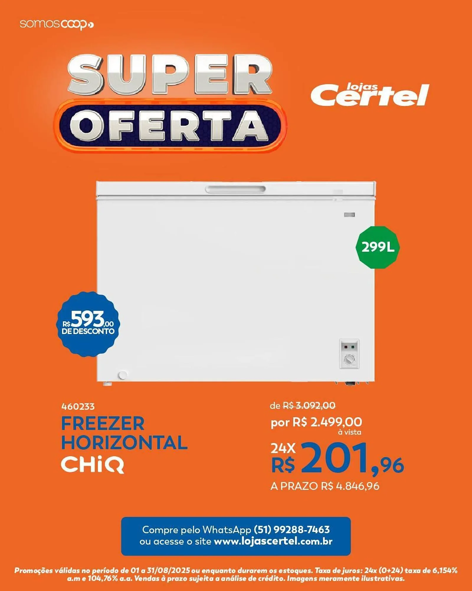 Encarte de Catálogo Lojas Certel 15 de agosto até 31 de agosto 2025 - Pagina 3