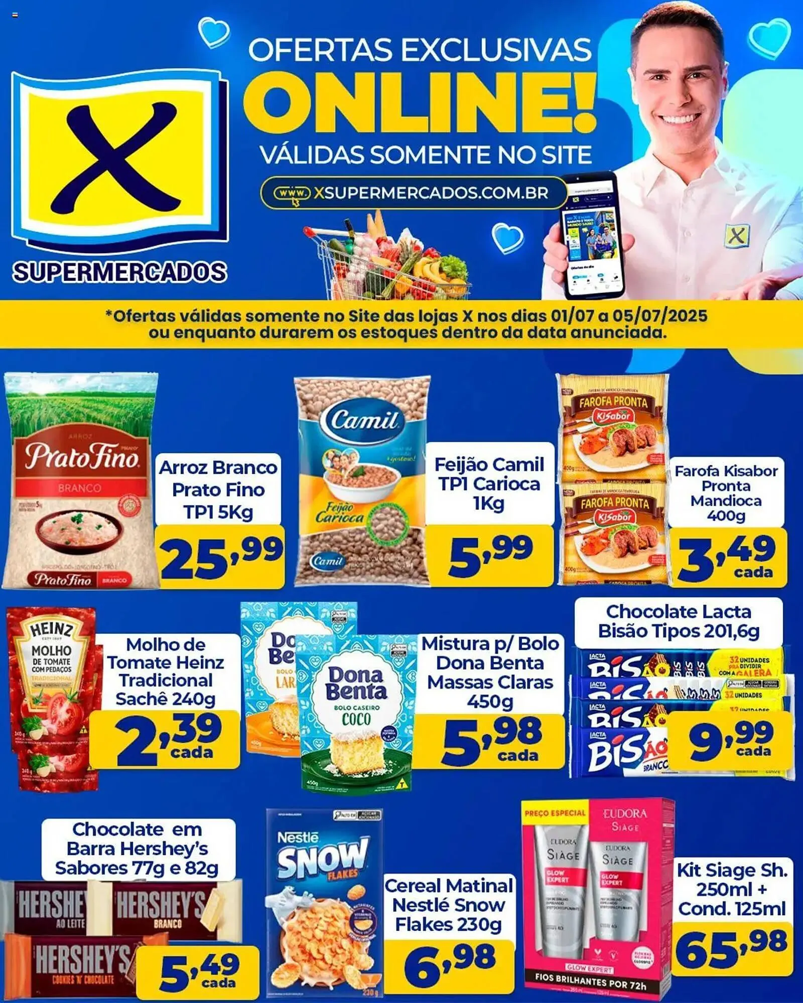Encarte de Catálogo X Supermercados 1 de julho até 5 de julho 2025 - Pagina 2