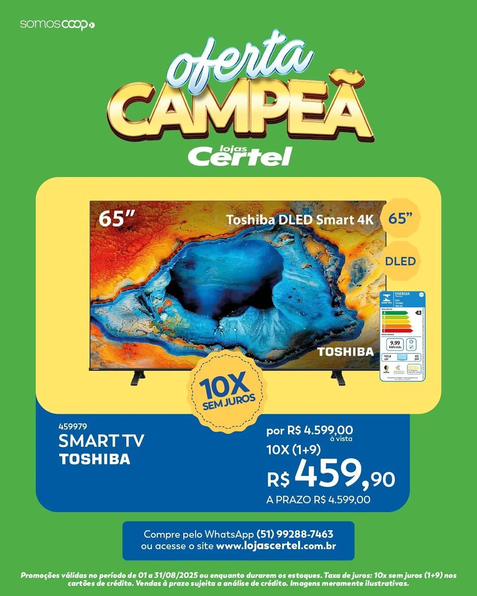 Encarte de Catálogo Lojas Certel 12 de agosto até 31 de agosto 2025 - Pagina 3