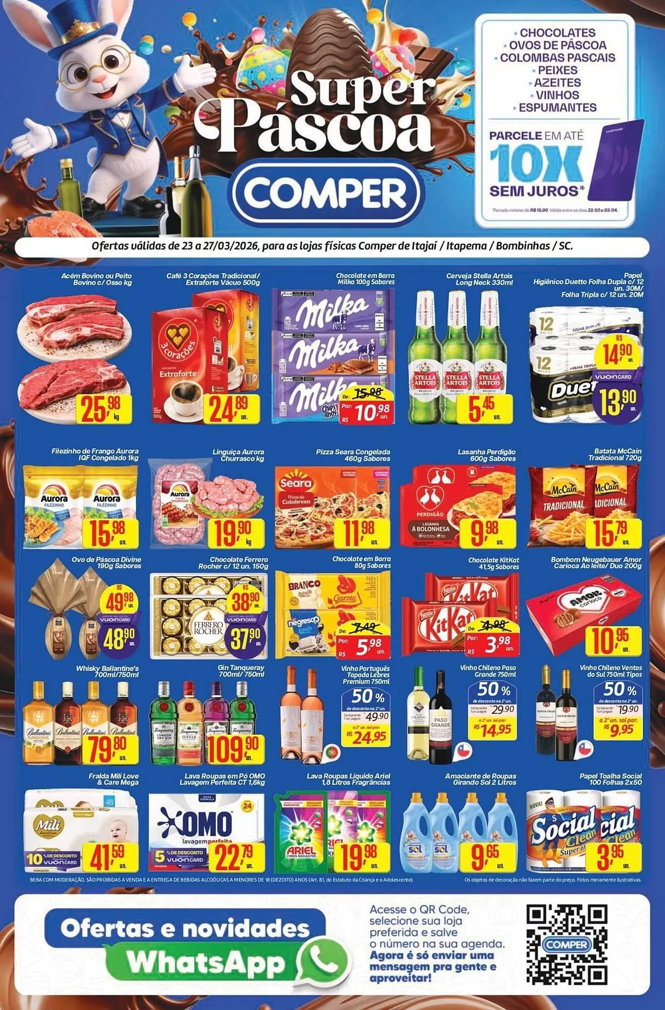 Encarte de Folheto Comper 23 de março até 27 de março 2026 - Pagina 1