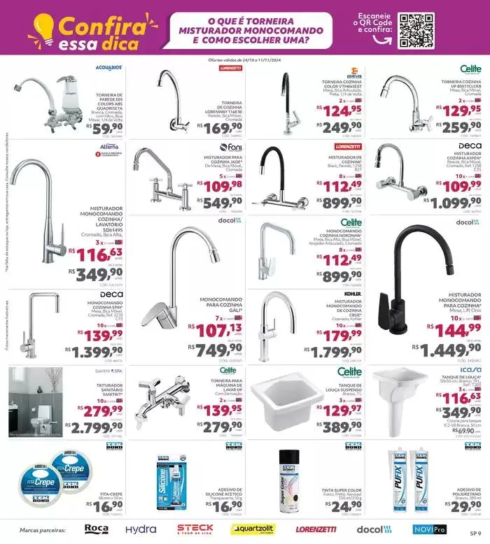 Encarte de GRÃ FEIRA TELHANORTE 24 de outubro até 11 de novembro 2024 - Pagina 9