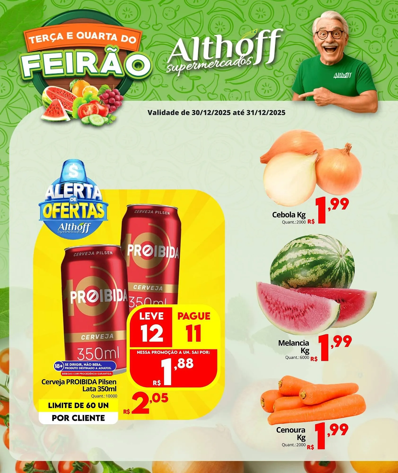 Encarte de Encarte Althoff Supermercados 30 de dezembro até 31 de dezembro 2025 - Pagina 1