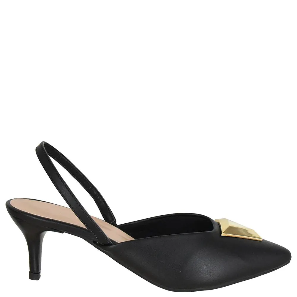 SAPATO SALTO FINO MEDIO METAL DI SANTINNI