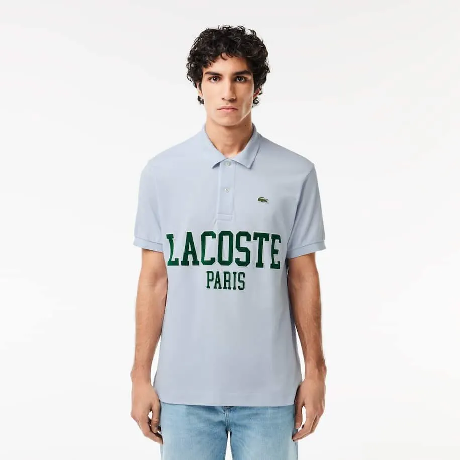 Camisa Polo Lacoste Original L.12.12 em Piquet Flocado