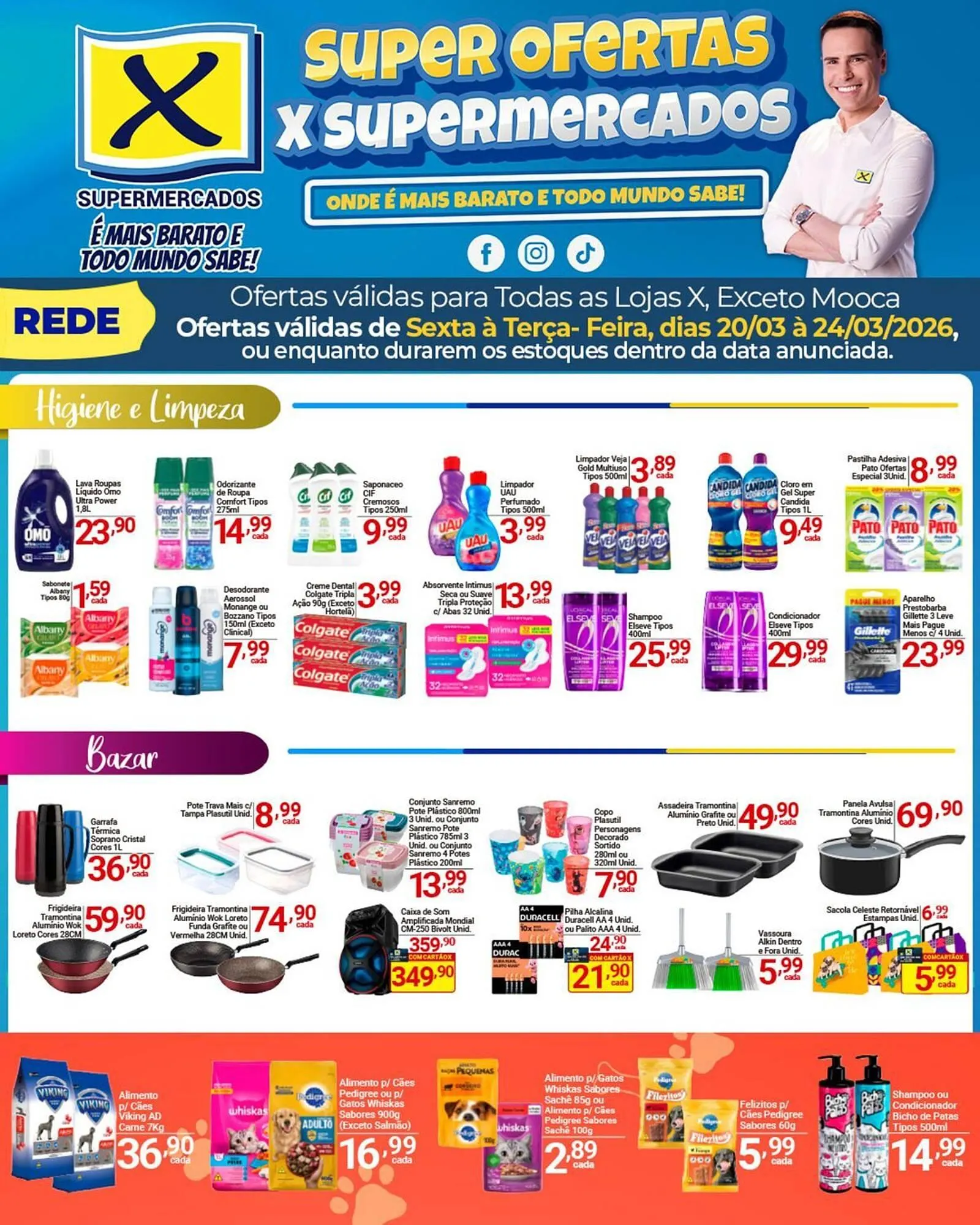 Encarte de Folheto X Supermercados 20 de março até 24 de março 2026 - Pagina 3
