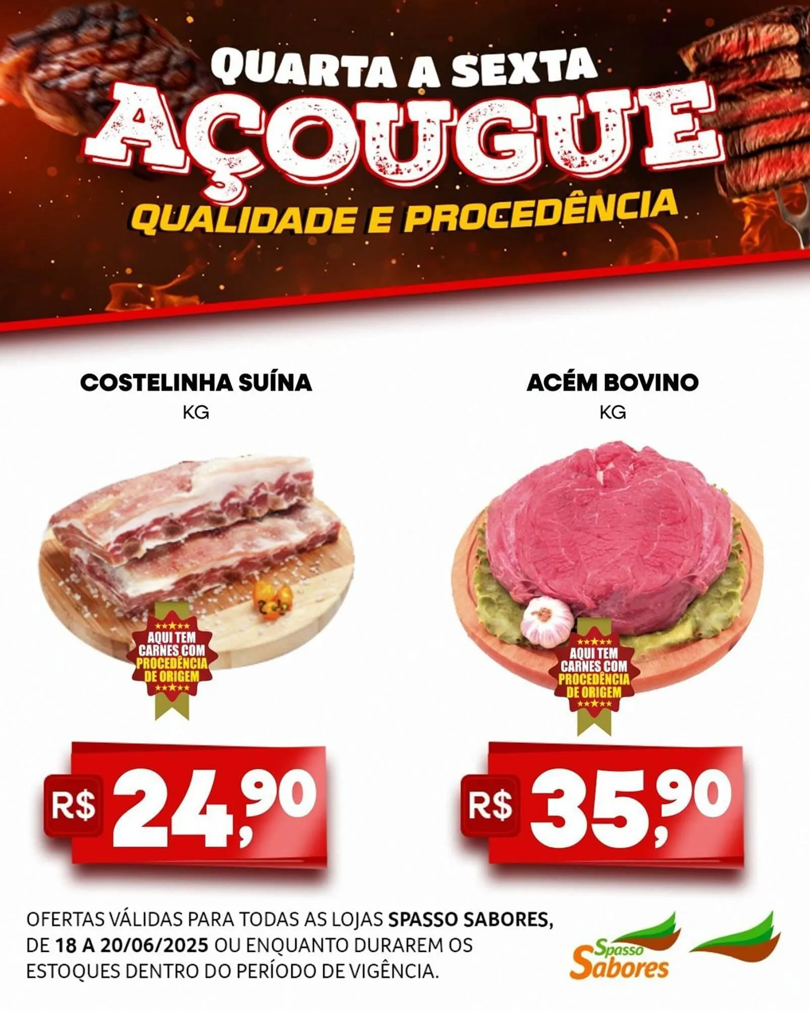 Encarte de Catálogo Spasso Sabores 18 de junho até 20 de junho 2025 - Pagina 1