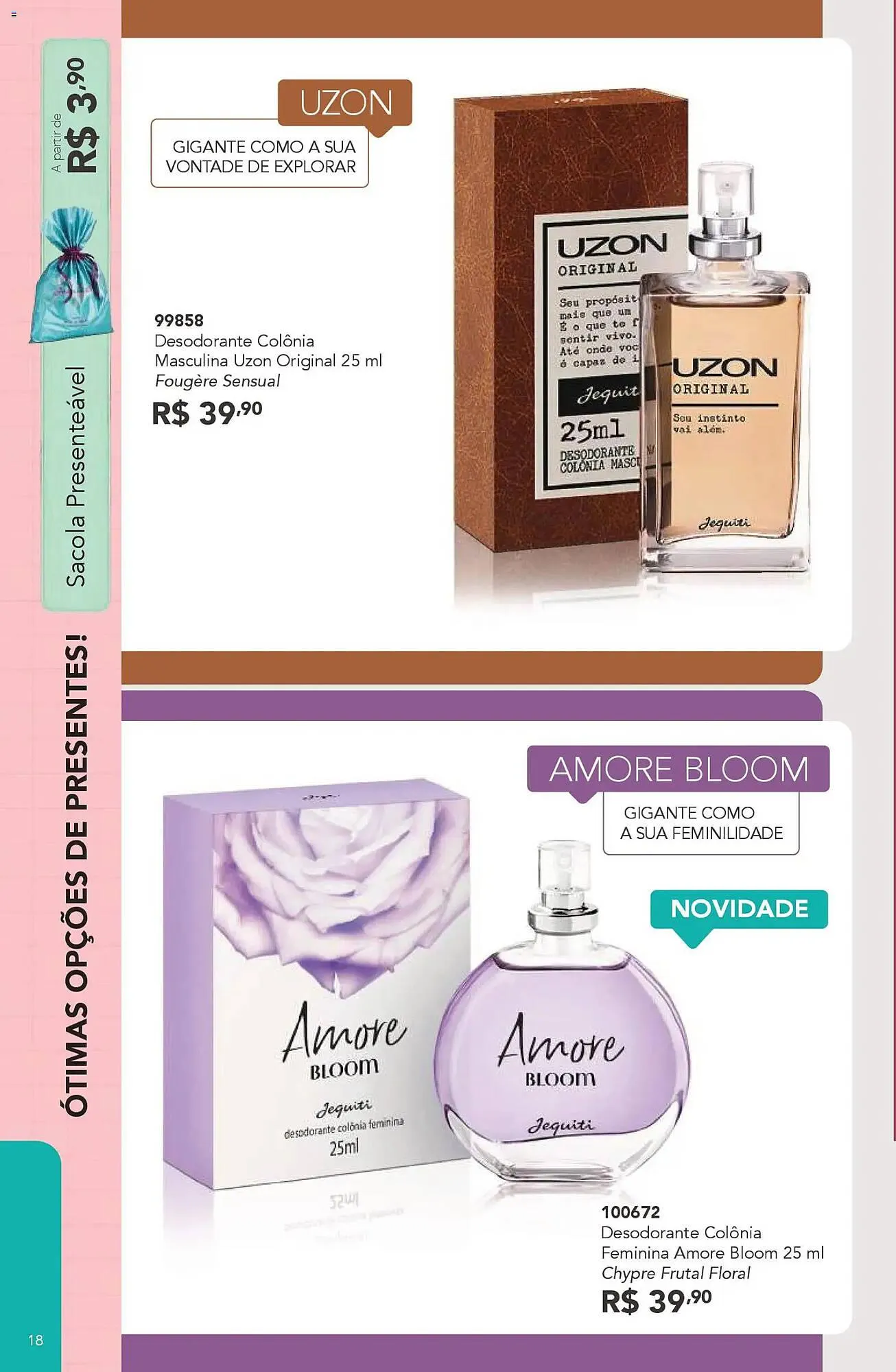 Encarte de Catálogo Jequiti 6 de março até 3 de abril 2026 - Pagina 18