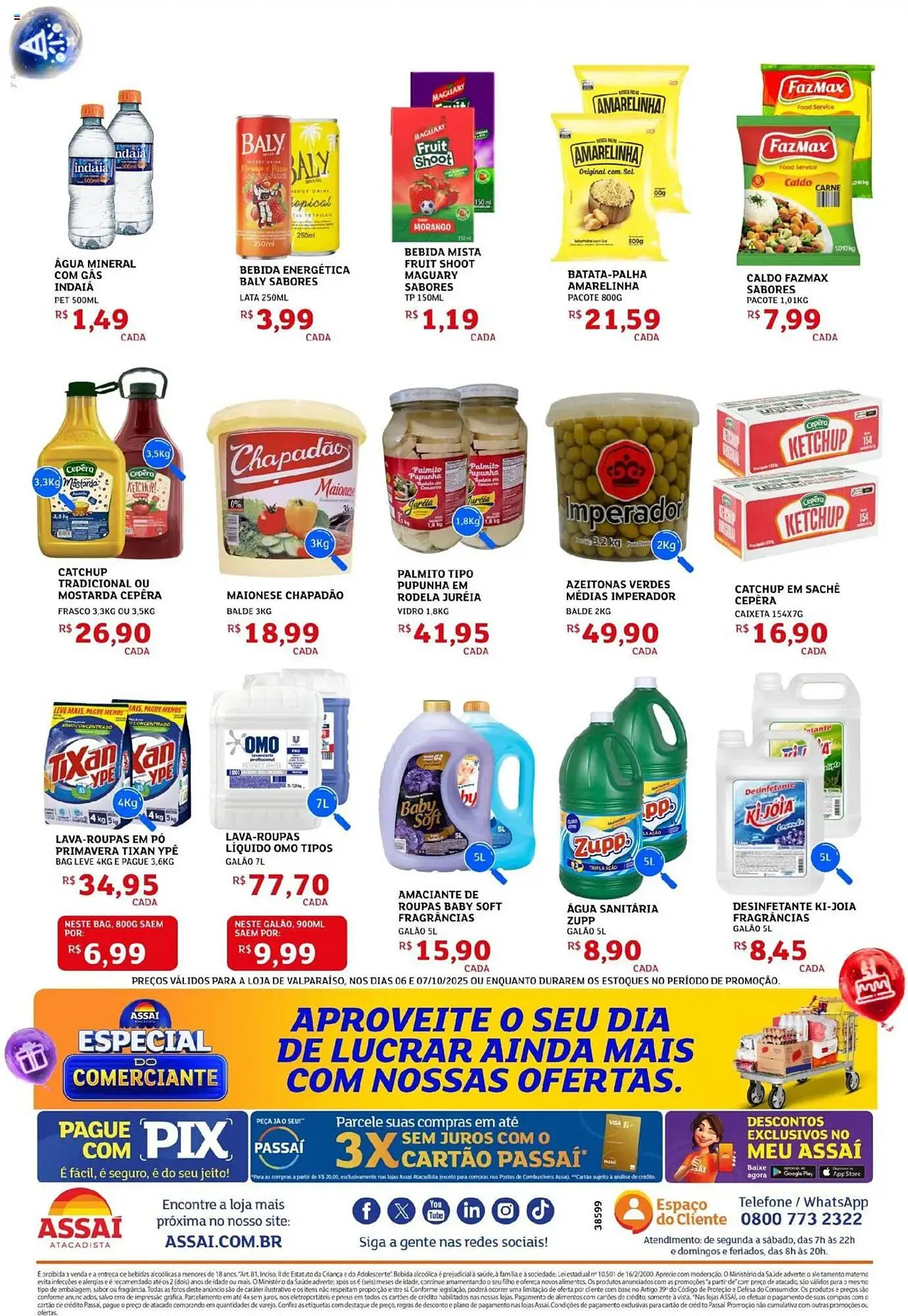 Encarte de Encarte Assaí Atacadista 6 de outubro até 7 de outubro 2025 - Pagina 2