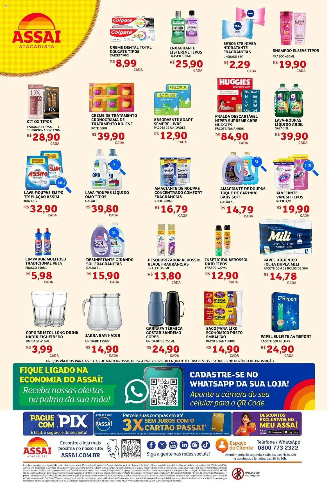 Encarte de Catálogo Assaí Atacadista 24 de julho até 29 de julho 2025 - Pagina 4