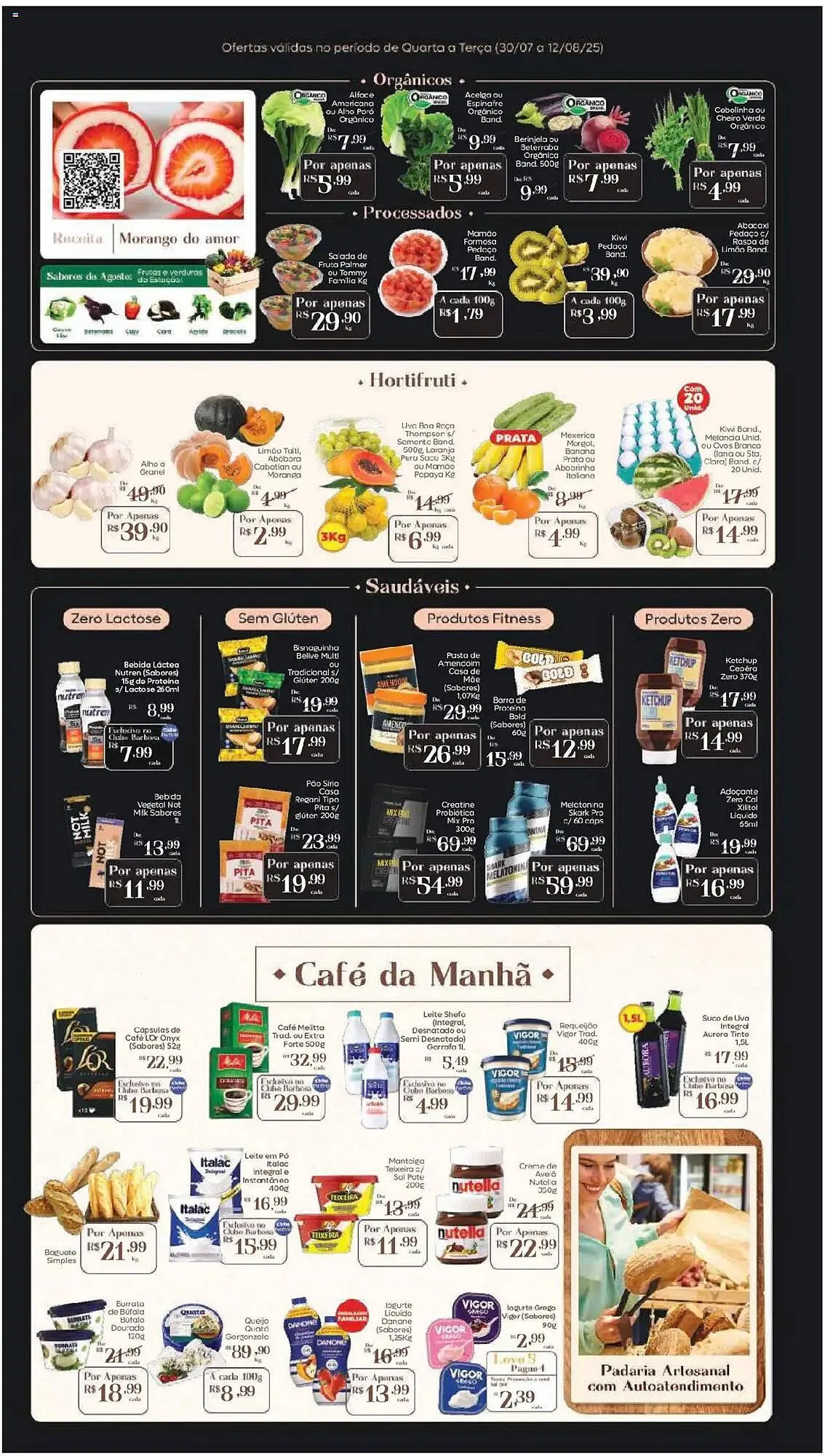 Encarte de Catálogo Barbosa Supermercados 30 de julho até 12 de agosto 2025 - Pagina 2