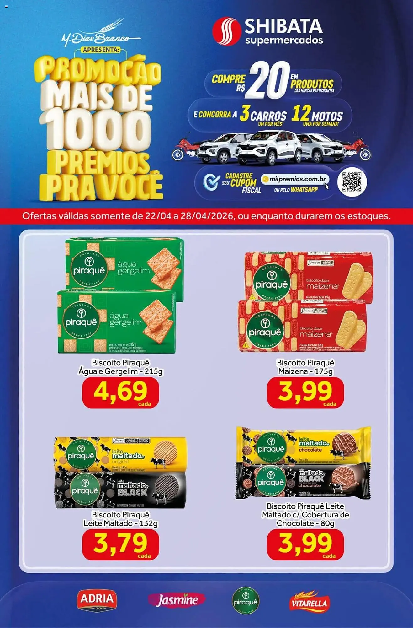 Encarte de Folheto Shibata Supermercados 22 de abril até 28 de abril 2026 - Pagina 1