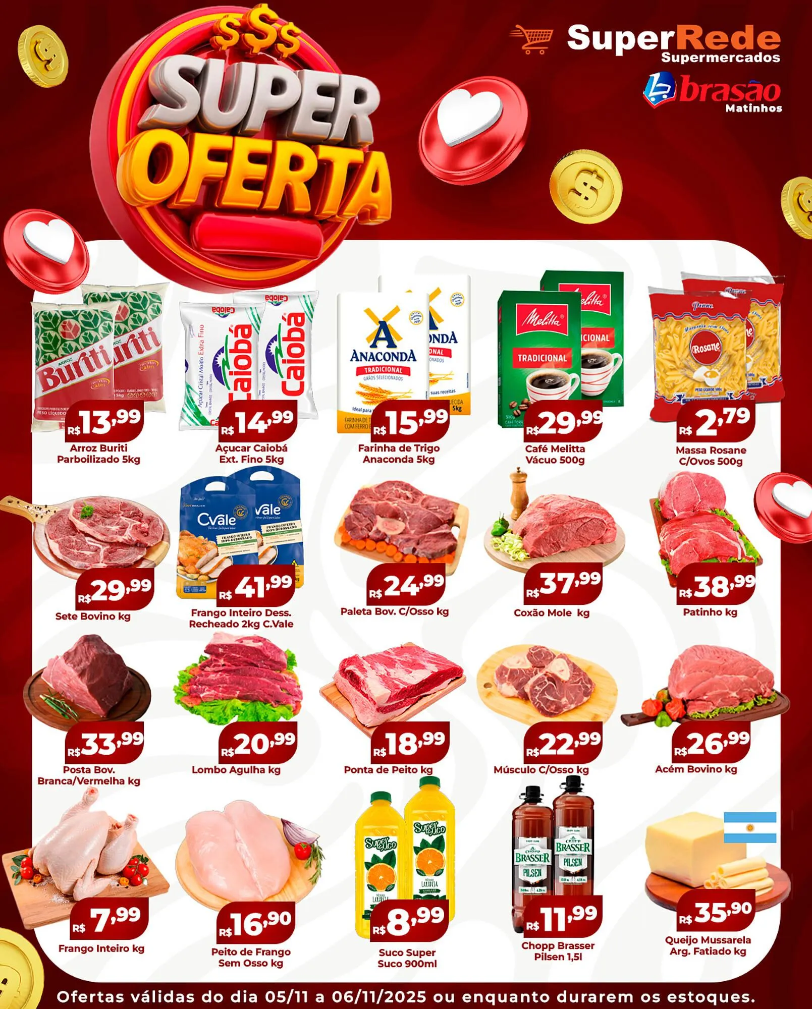 Encarte de Catálogo Super Rede Atacadista 5 de novembro até 6 de novembro 2025 - Pagina 1