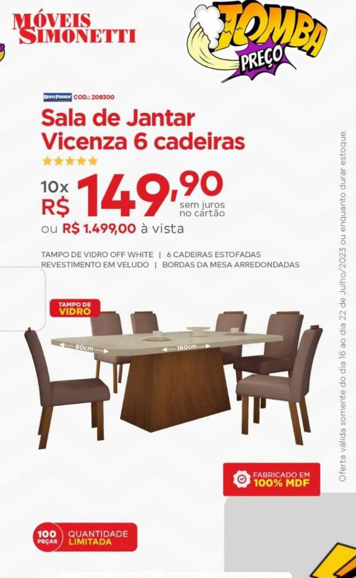 Encarte de Catálogo Móveis Simonetti 18 de julho até 22 de julho 2023 - Pagina 6