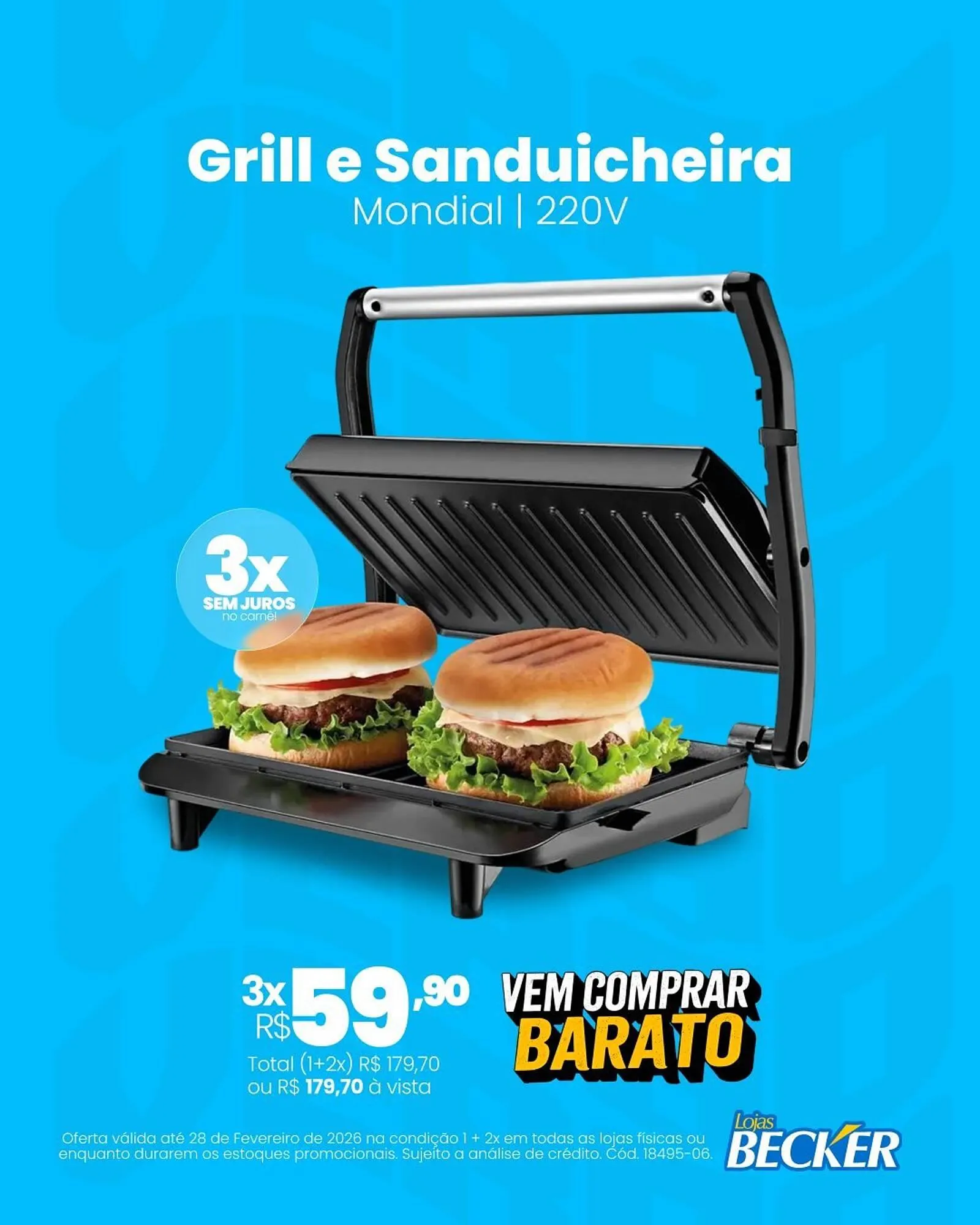 Encarte de Folheto Lojas Becker 20 de fevereiro até 28 de fevereiro 2026 - Pagina 1