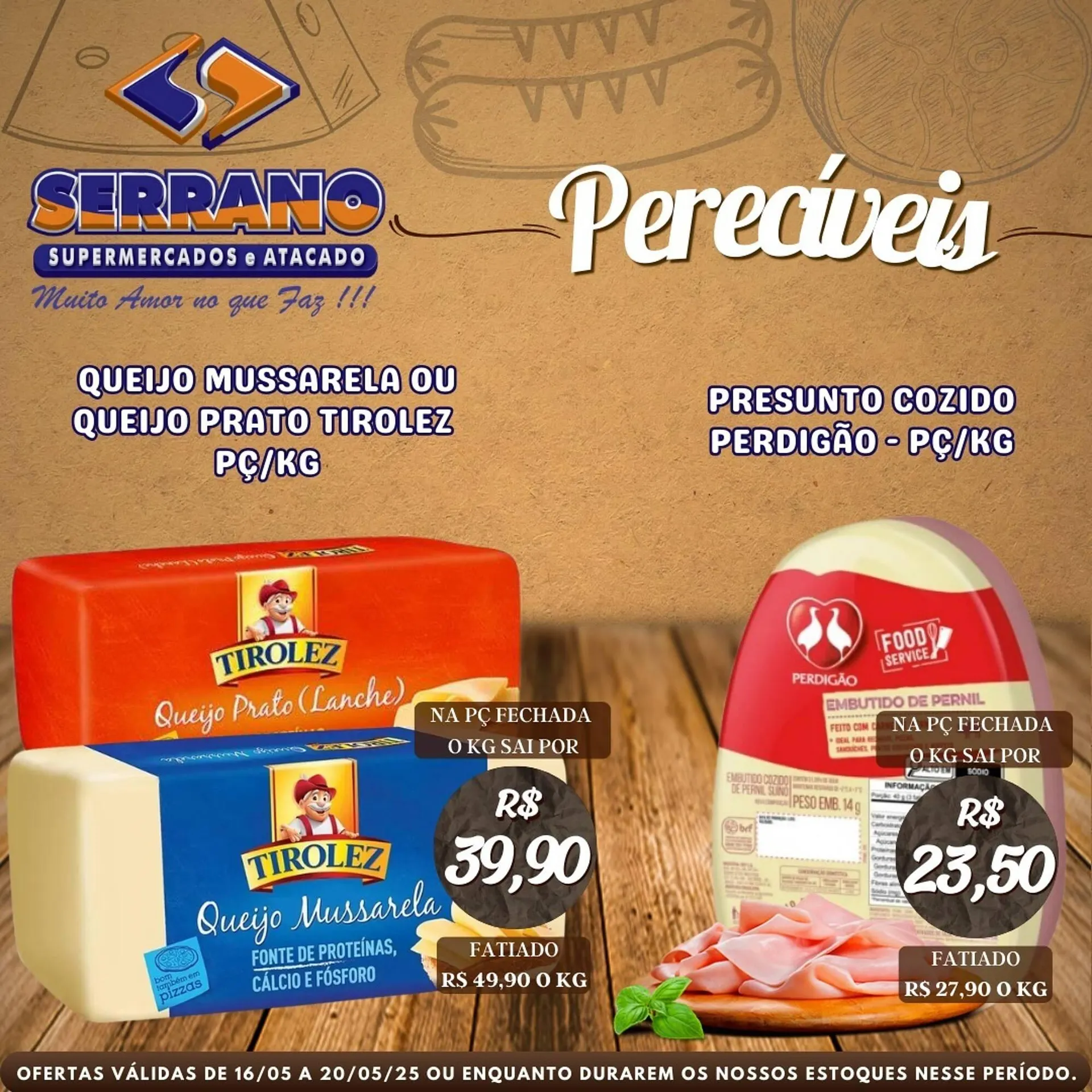 Encarte de Catálogo Serrano Supermercado 19 de maio até 20 de maio 2025 - Pagina 1