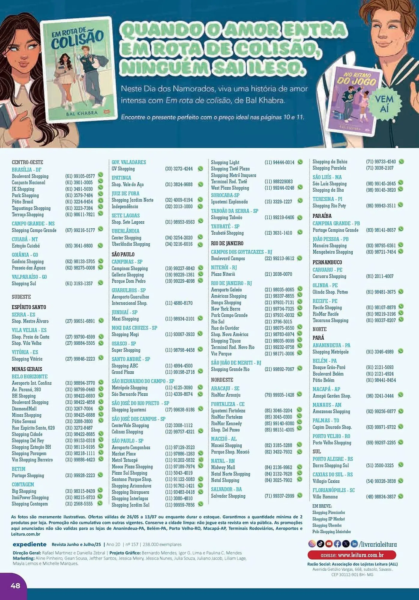 Encarte de Catálogo Livraria Leitura 27 de maio até 13 de julho 2025 - Pagina 48