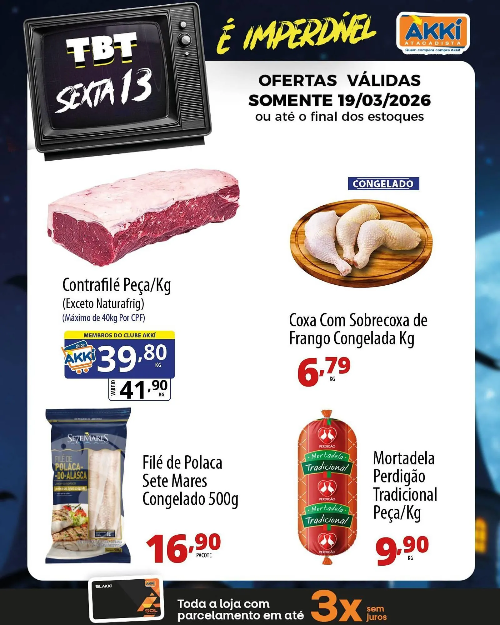 Encarte de Folheto Akki Atacadista 19 de março até 19 de março 2026 - Pagina 1