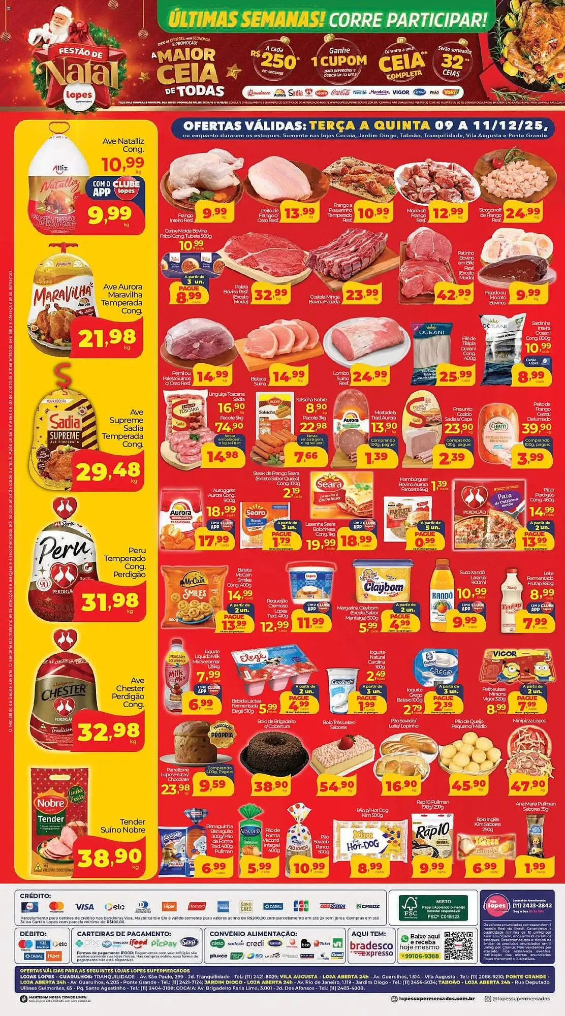 Encarte de Folheto Lopes Supermercados 9 de dezembro até 11 de dezembro 2025 - Pagina 2