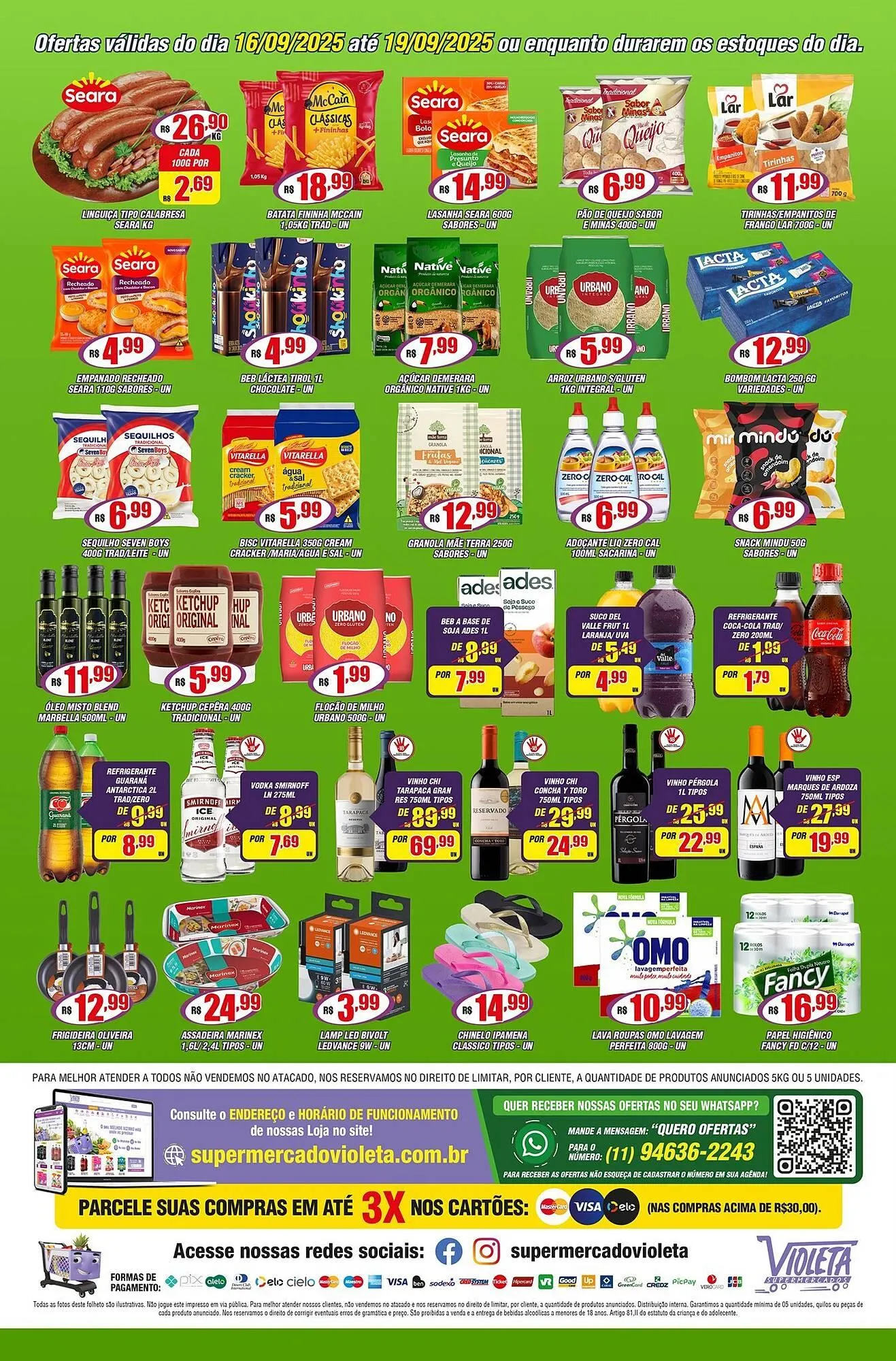 Encarte de Catálogo Violeta Supermercados 16 de setembro até 17 de setembro 2025 - Pagina 4
