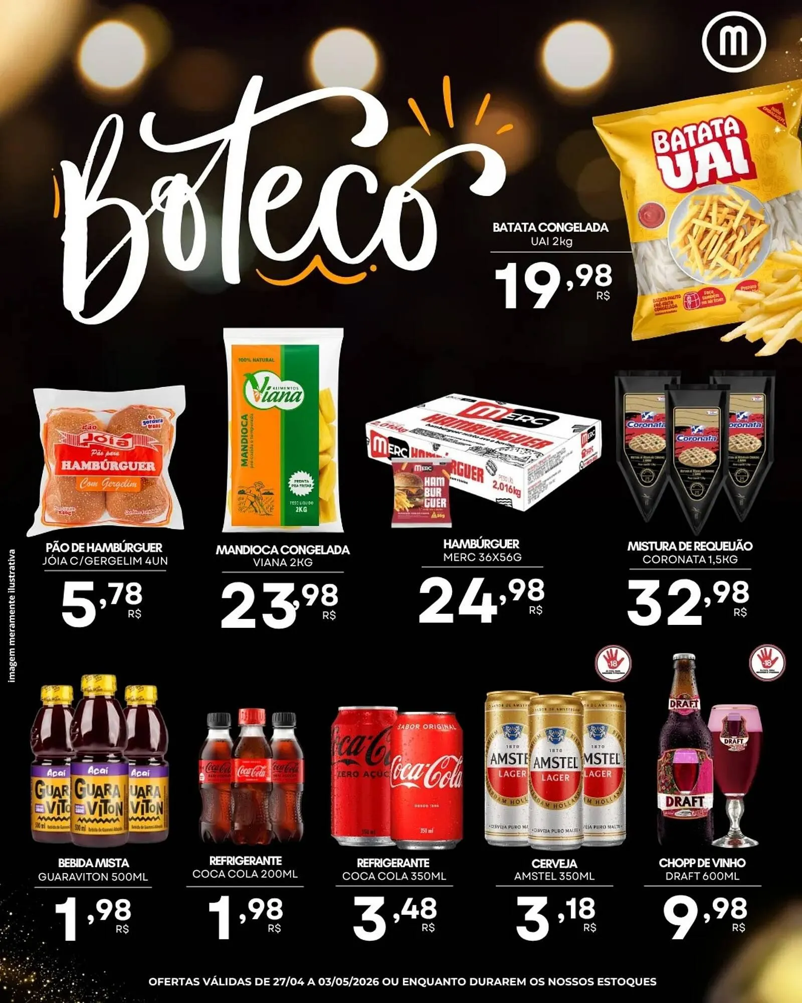 Encarte de Folheto Mercadão Atacadista 27 de abril até 3 de maio 2026 - Pagina 1