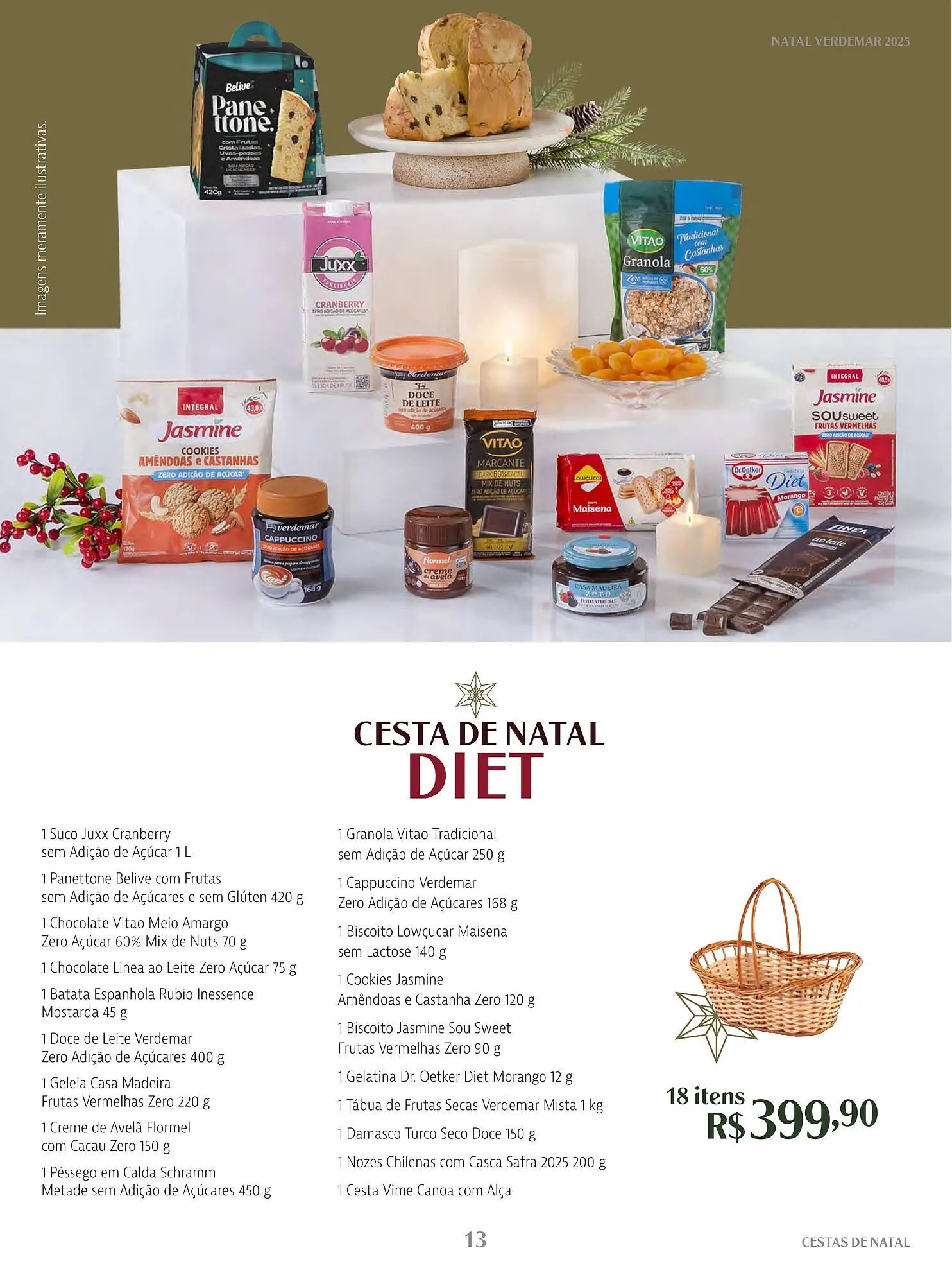 Encarte de Catálogo Verdemar Supermercado 1 de dezembro até 25 de dezembro 2025 - Pagina 13
