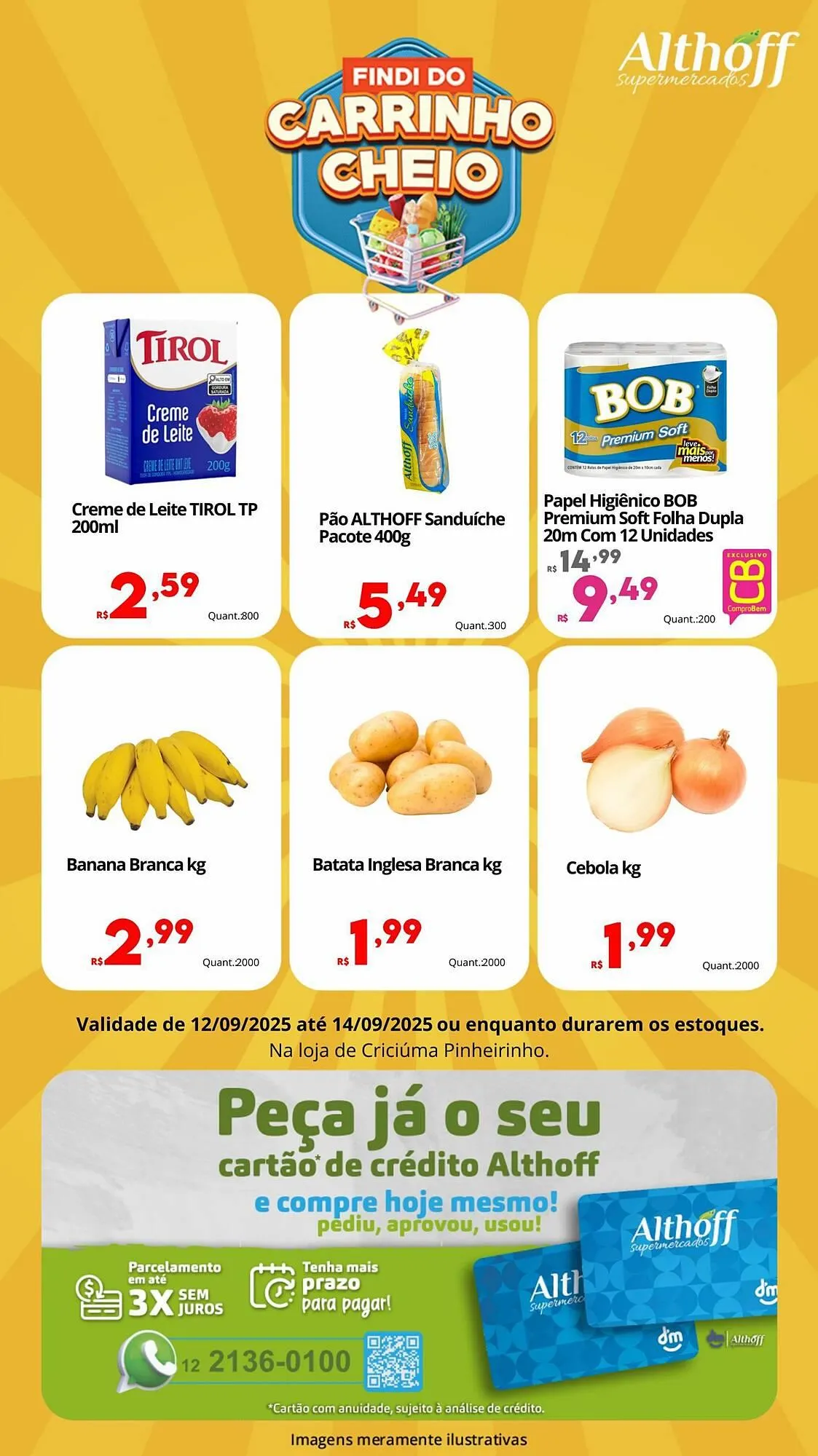 Encarte de Encarte Althoff Supermercados 12 de setembro até 14 de setembro 2025 - Pagina 3