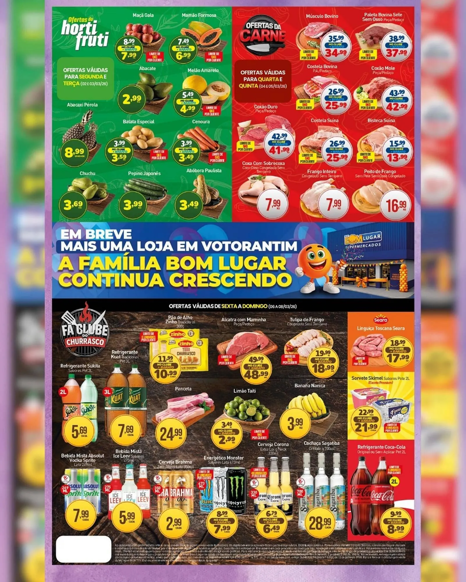 Encarte de Folheto Rede Bom Lugar 2 de março até 8 de março 2026 - Pagina 5