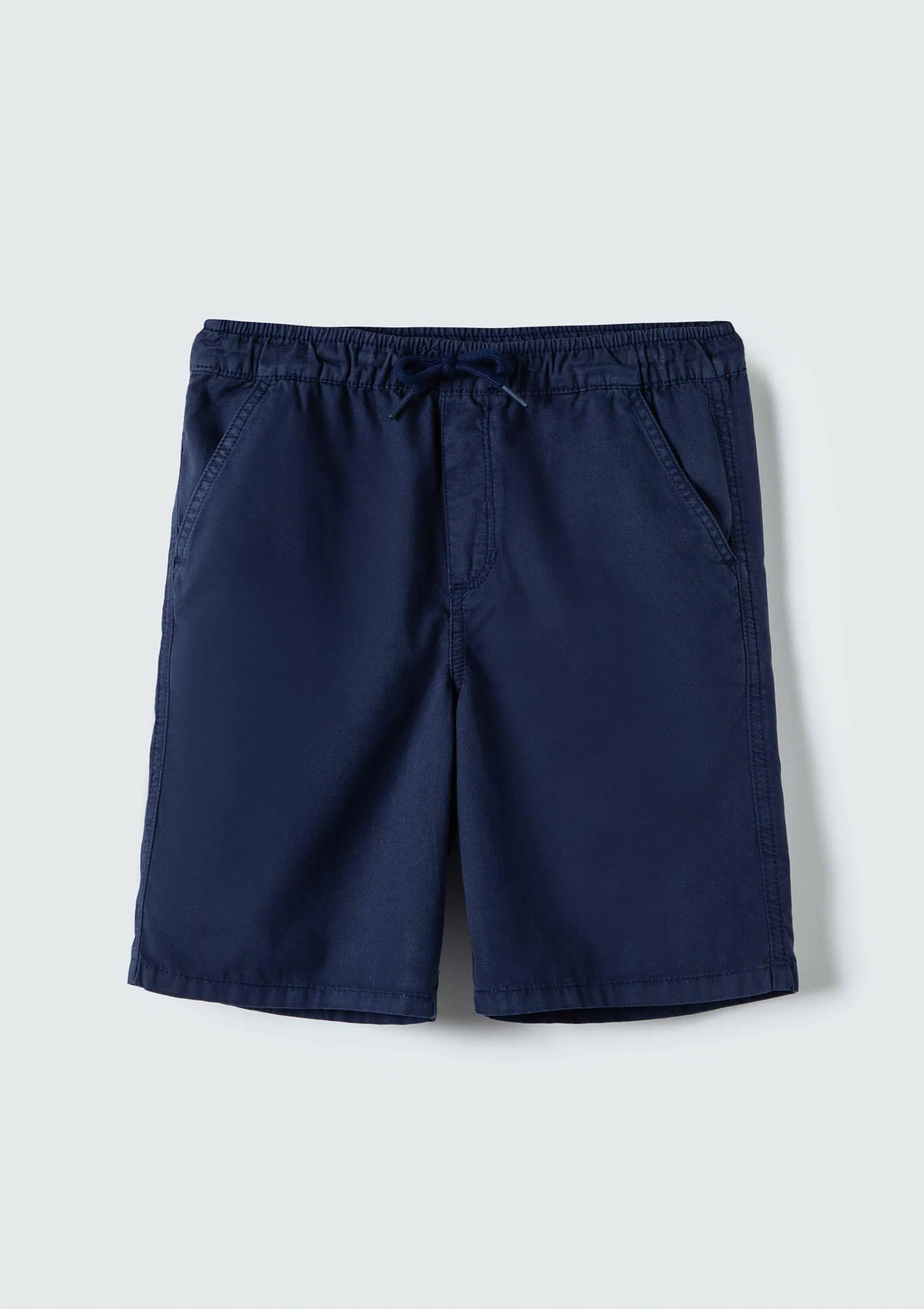 Bermuda Infantil Menino Em Sarja - Azul