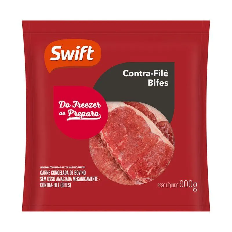 Bife Bovino Contra Filé Swift Congelado 900G