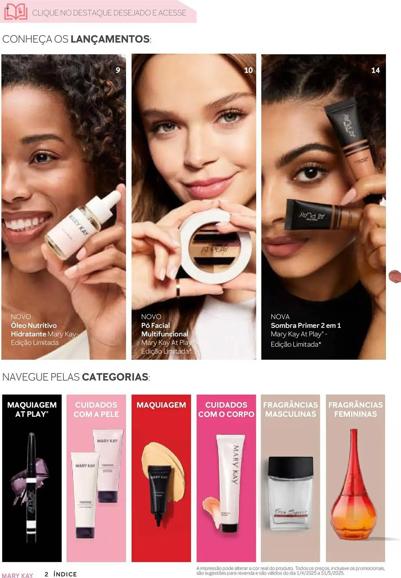 Encarte de Catálogo Mary Kay 1 de junho até 1 de julho 2025 - Pagina 2