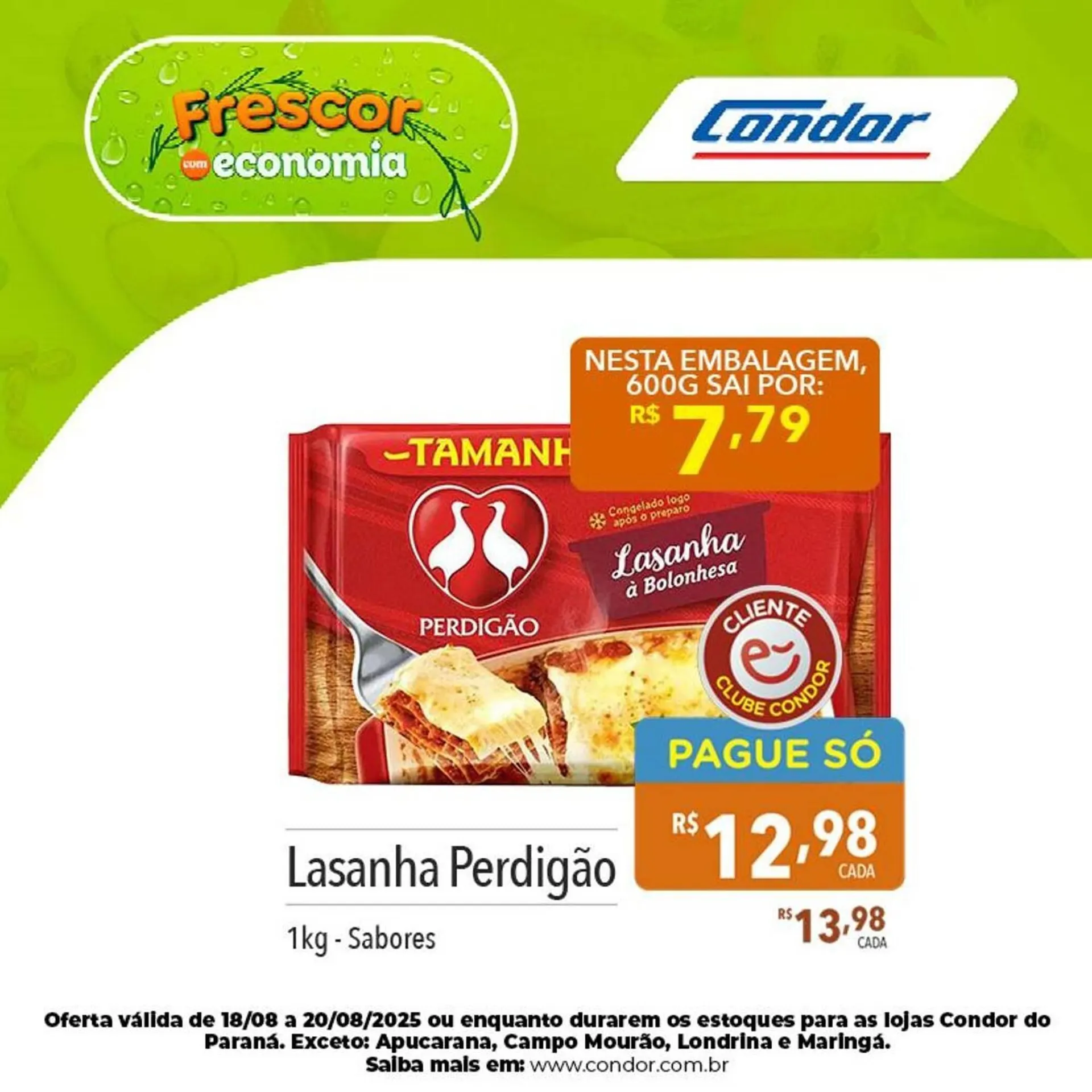 Encarte de Catálogo Supermercados Condor 19 de agosto até 20 de agosto 2025 - Pagina 4