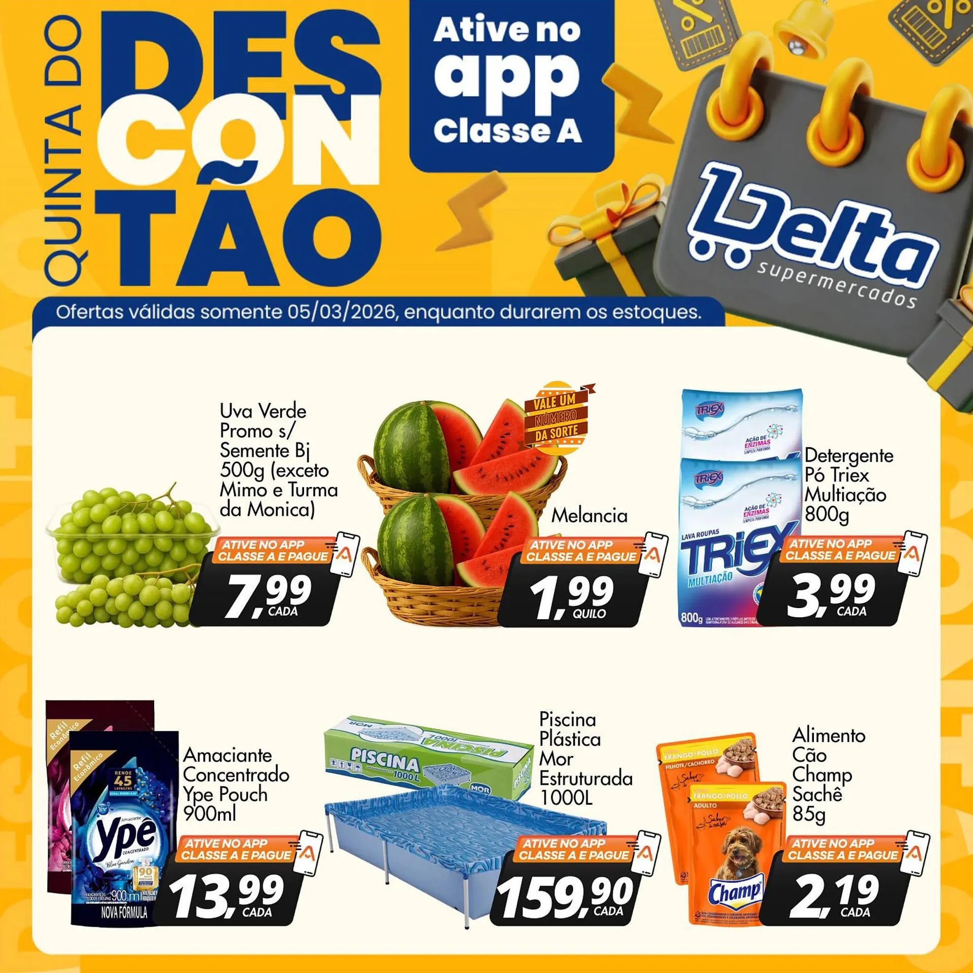 Encarte de Catálogo Delta Supermercados 5 de março até 5 de março 2026 - Pagina 3