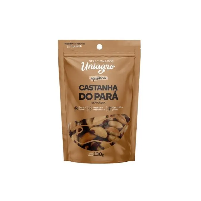 Castanha Pará Uniagro Equilíbrio 130g