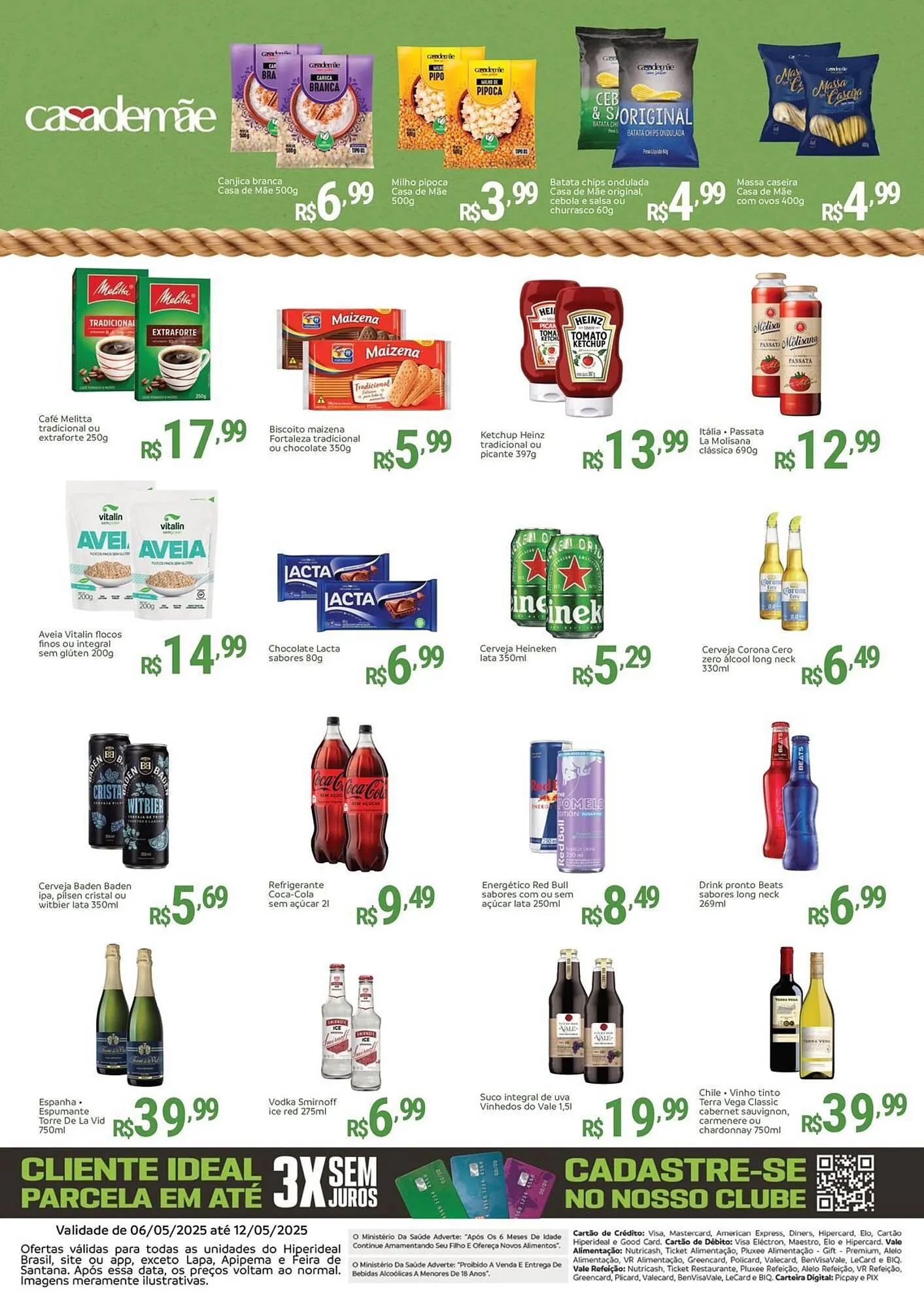 Encarte de Catálogo Hiperideal Supermercados 6 de maio até 12 de maio 2025 - Pagina 3