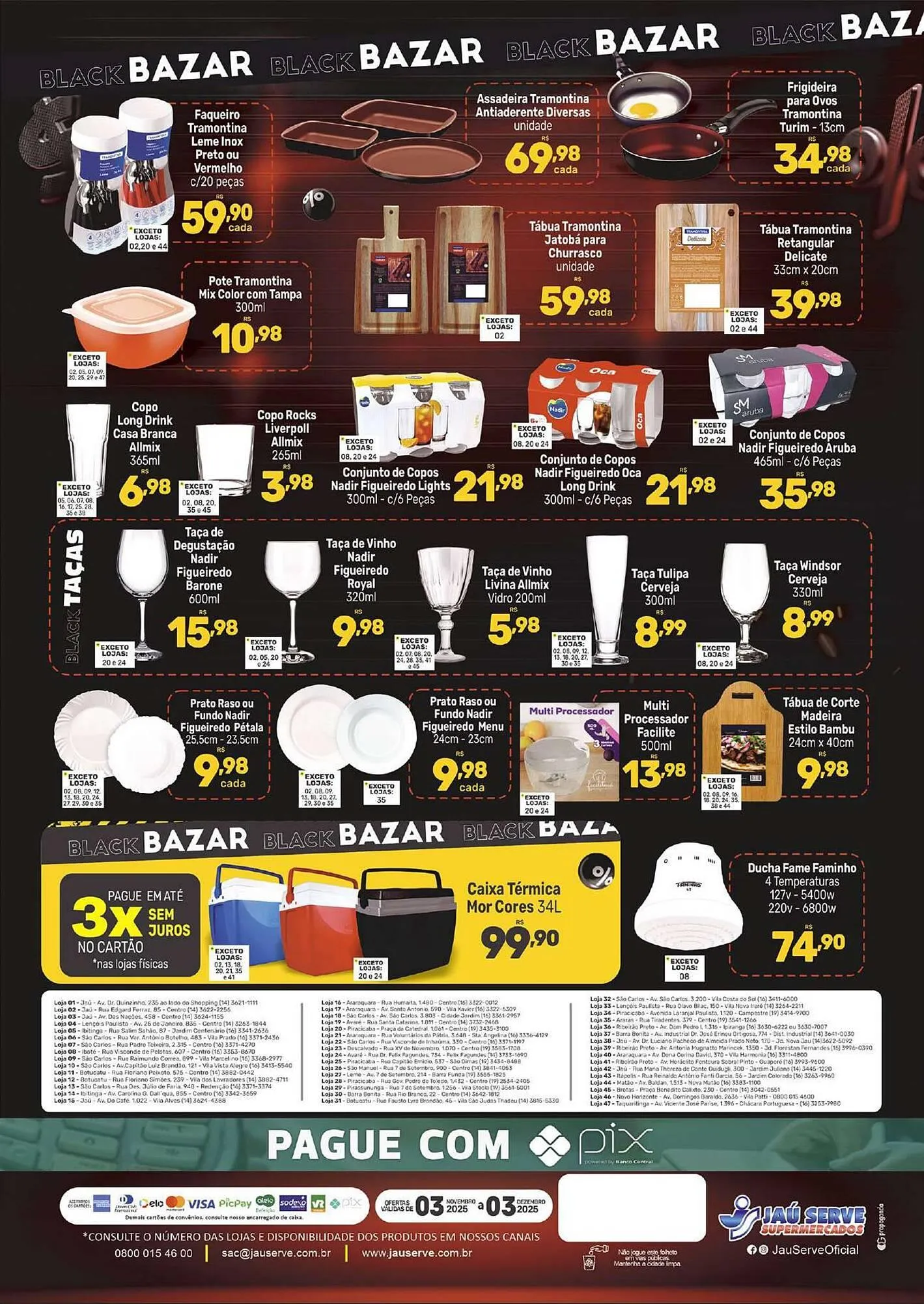 Encarte de Catálogo Supermercados Jau Serve 3 de novembro até 3 de dezembro 2025 - Pagina 2