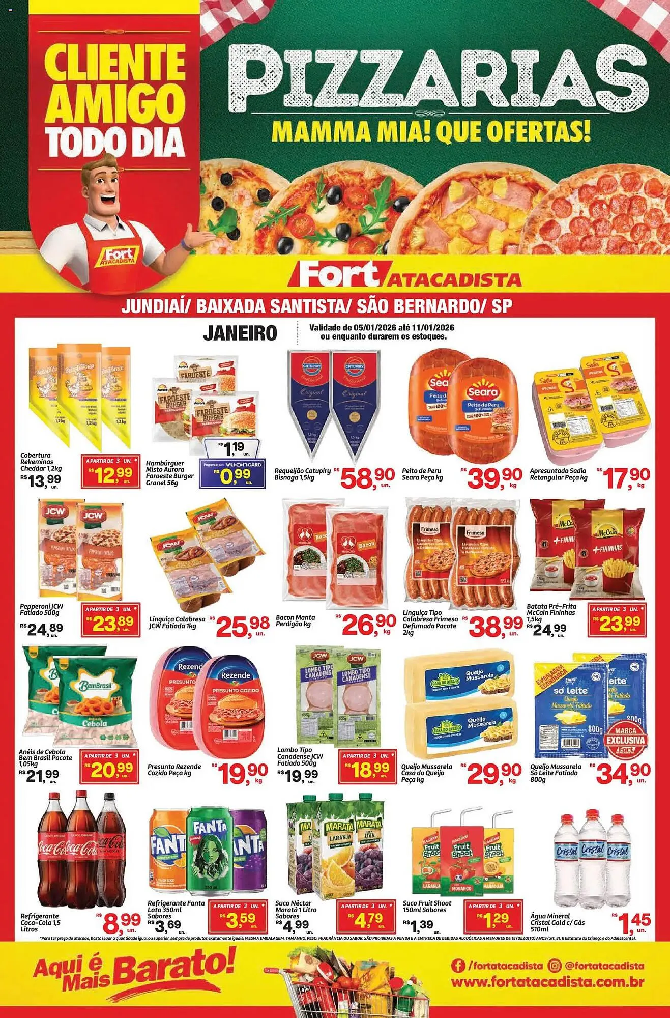 Encarte de Tabloide Fort Atacadista 5 de janeiro até 11 de janeiro 2026 - Pagina 1