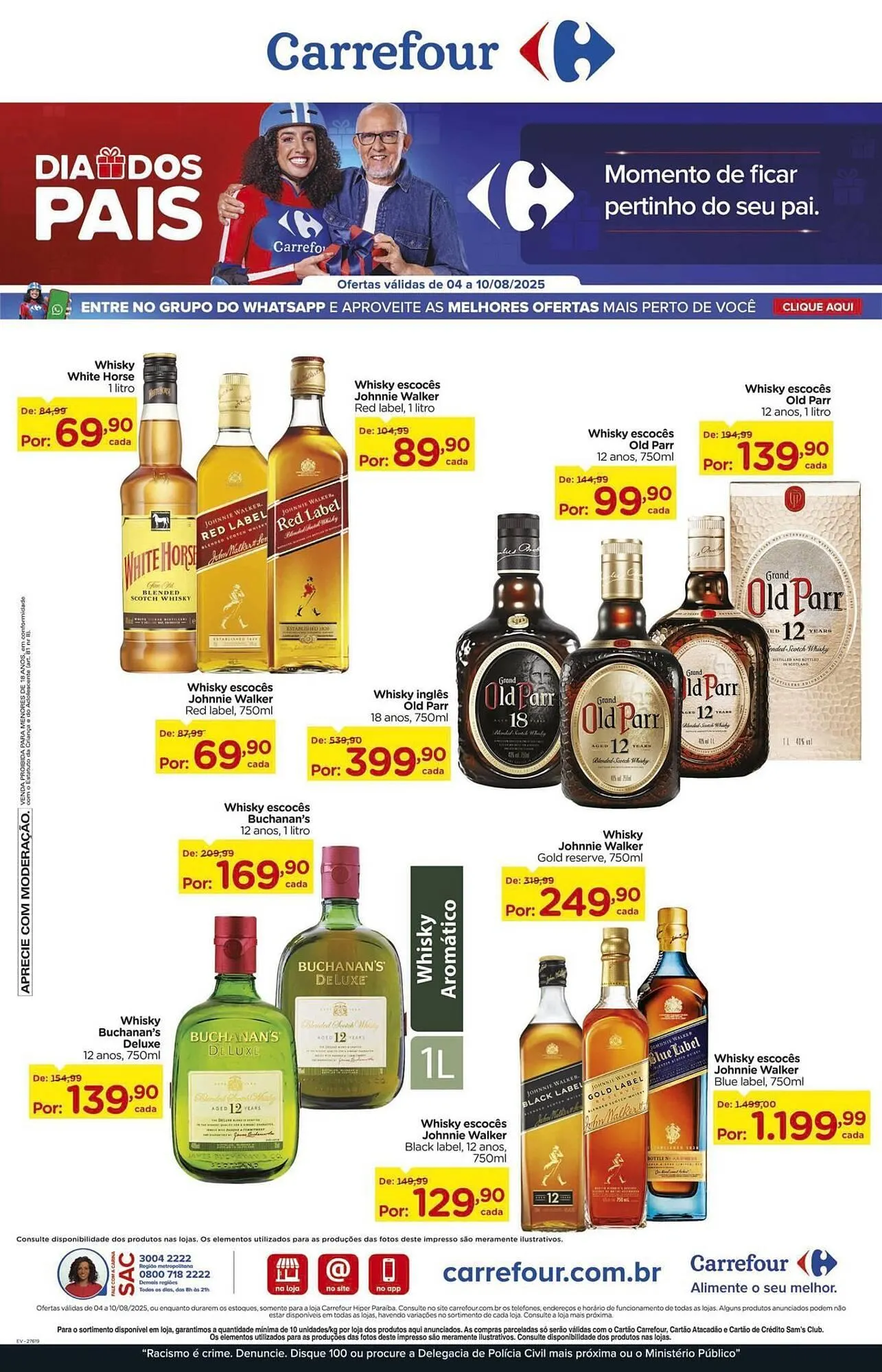 Encarte de Catálogo Carrefour 4 de agosto até 10 de agosto 2025 - Pagina 1